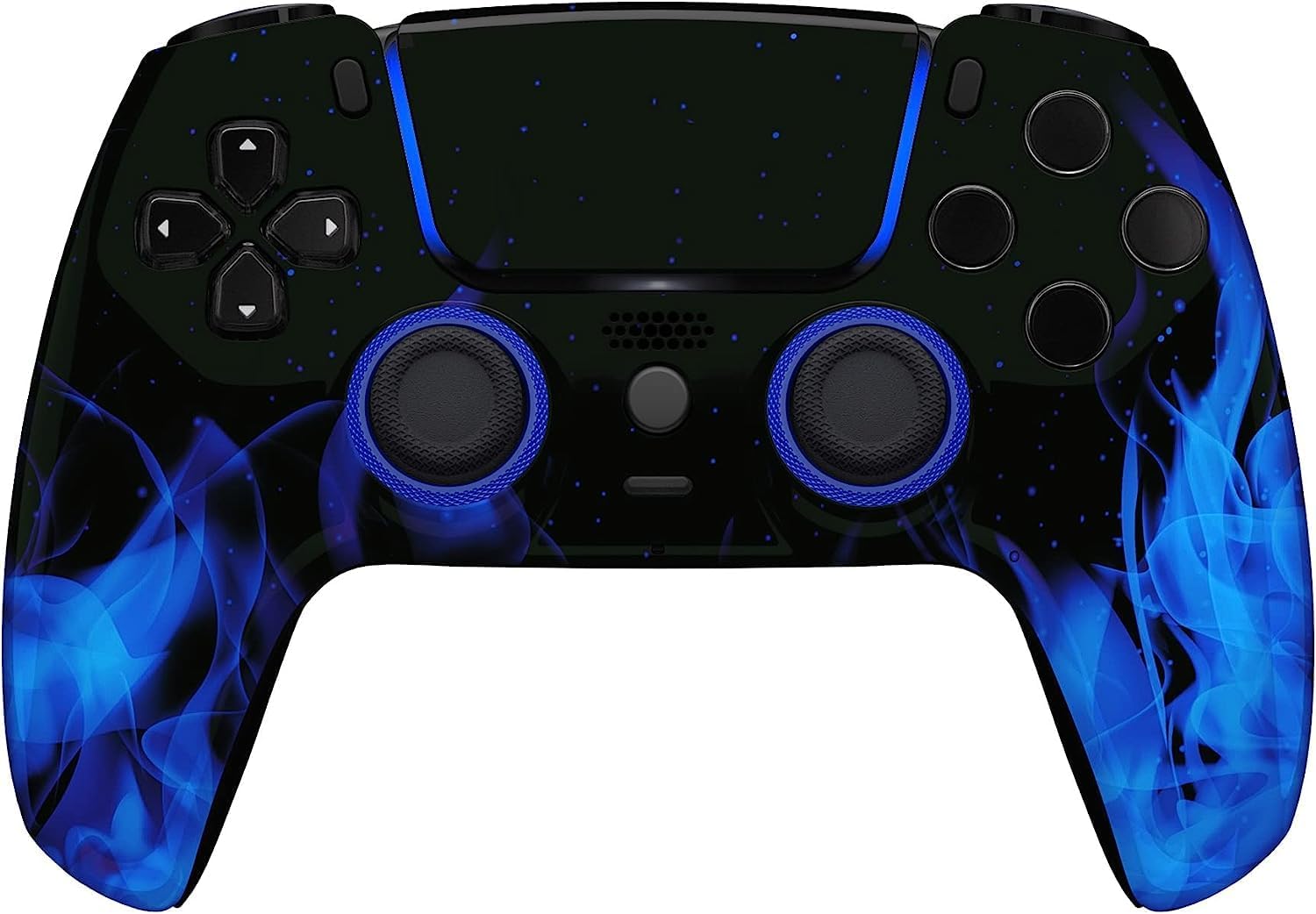 - Custom Controllerzz Custom Wireless Controller Compatible with PS5 - Multiple Designs Available (PS5 Blue Flame)