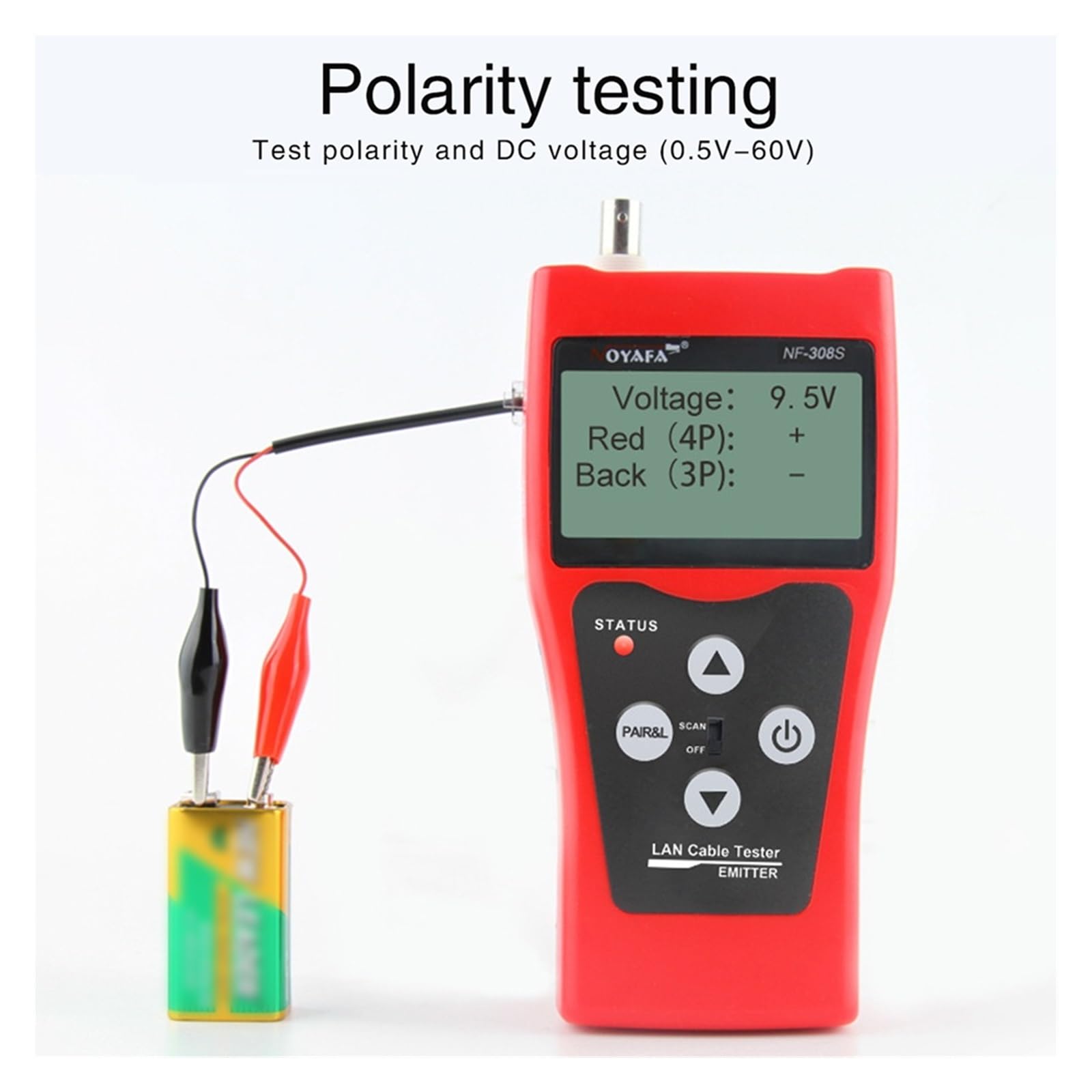 Display Digitale Tester For Cavi Ethernet Localizzatore Di Rete Lunghezza Collegamento Dispositivo Test Della Porta Identificazione Precisa Efficace