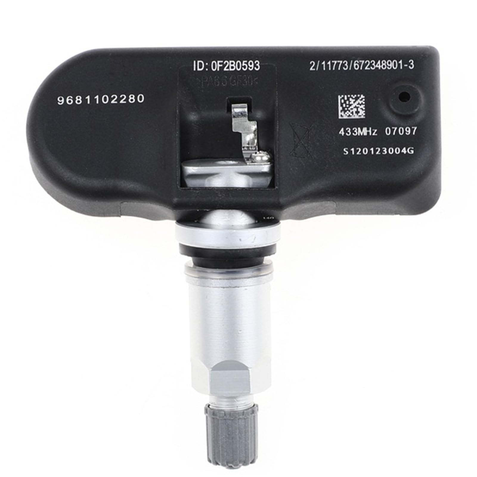 Sensore di Pressione Pneumatici TPMS per Auto 433 MHz per Peugeot 407 207 307 607 508 807 e per Citroen C4 5 6 7 8 (Sostituzione).