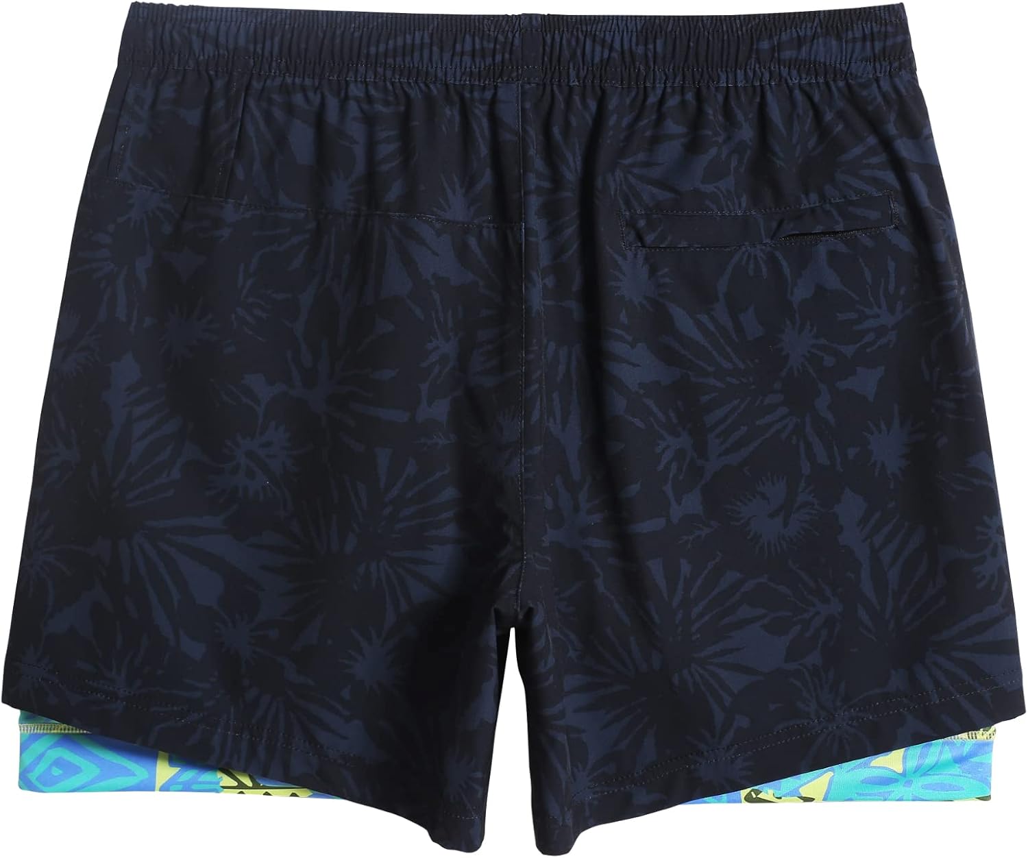 maamgic Mens Workout Shorts 2 in 1 Stretch 5" Gym Shorts Running Shorts with Compression Liner Zip Pocket - Image 6