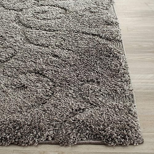 Image of Handwoven Microfibre 3D Rug for Living Room (Grey, 2 X 8 Feet (Runner), Microfibre)