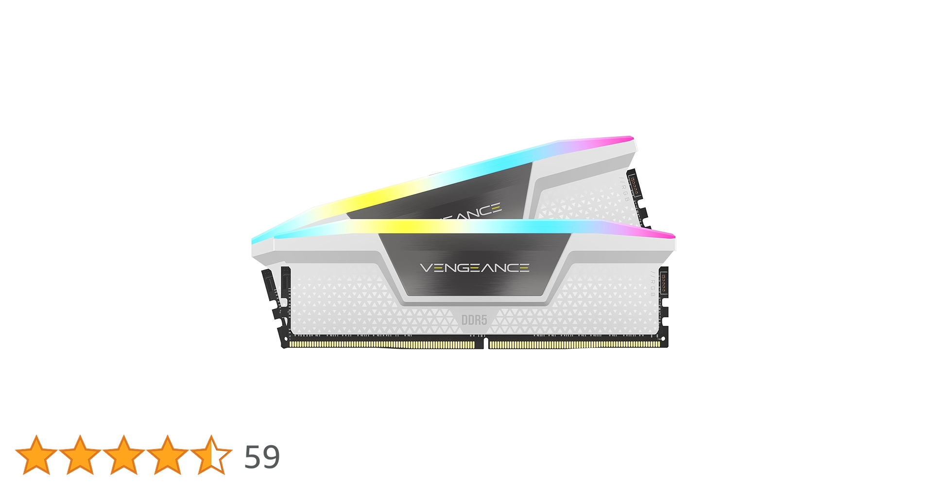 メモリー Corsair CMH32GX5M2E6000Z36 VENGEANCE® RGB 32GB (2x16GB) DDR5 DRAM 6000MT/s CL36 AMD