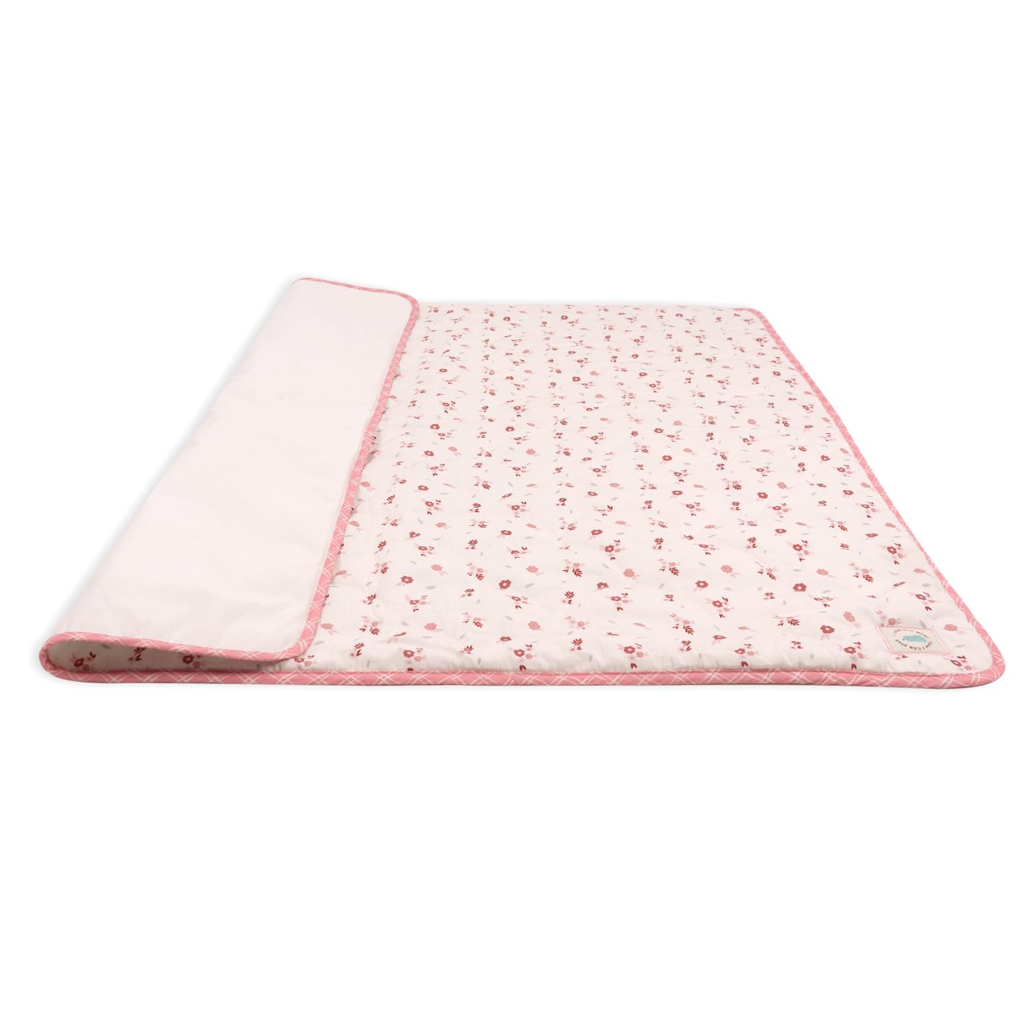 TIDY SLEEP Waterproof Baby Messy Mat | Multipurpose Splash Mat for Under High Chair, Art & Craft, Feeding, Playtime | Anti-Slip, Easy Clean, Foldable | 95x95 cm | Blossom Pink-image-25
