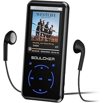 MP3 Player, 16GB MP3 Player with Bluetooth 5.0, Portable HiFi Lossless Sound MP3 Music Player with FM Radio Voice Recorder E-Book 2.4'' Screen, Support up to 128GB (Headphone, Sport Armband Included)
