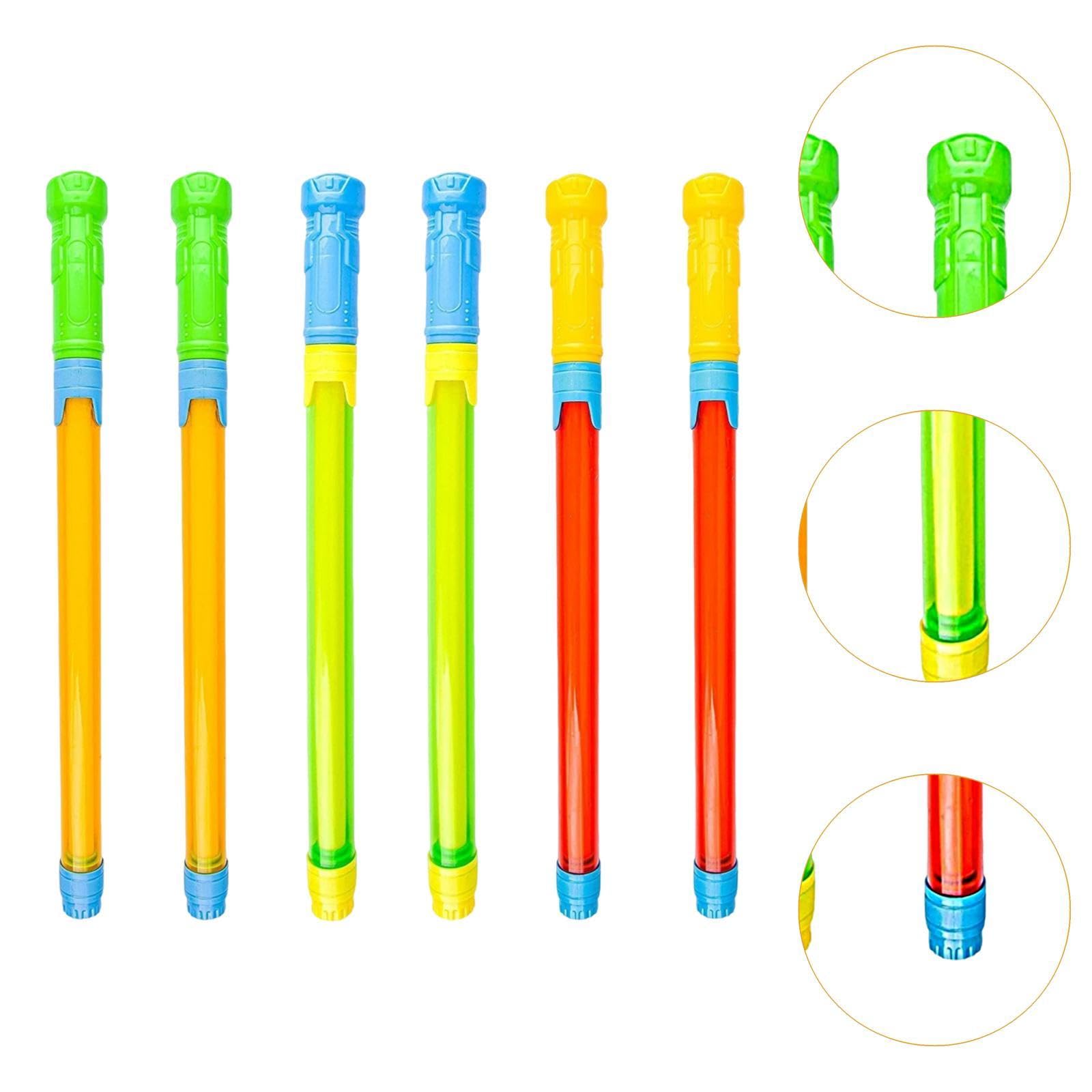 Wasserspritzen Spielzeug Wasserblaster Wasserpistole Spritzgerät Sommer Wasserspielzeug aus Pp Leicht Tragbar mit Teleskopierbarer Länge 42–69cm für