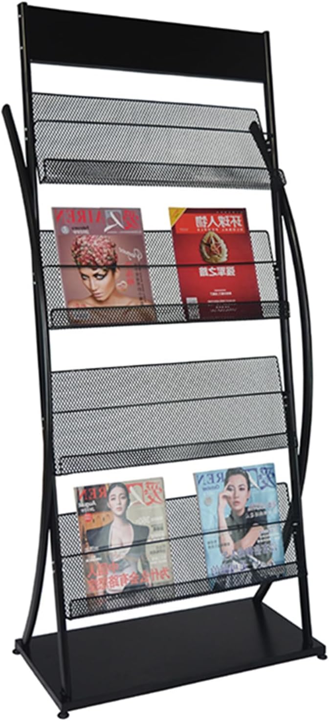 VITAdisplays Présentoir Brochures A5 4 Étages Transparent - NE-164