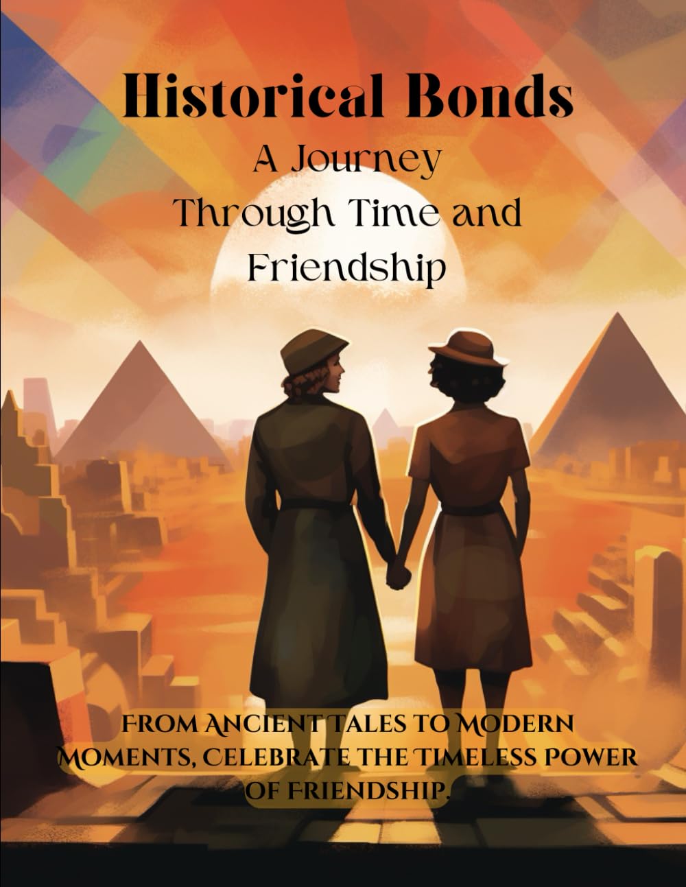 HISTORICAL BONDS: A Journey Through Time and Friendship: Relive the iconic moments of history with intricate coloring designs celebrating the power of friendship