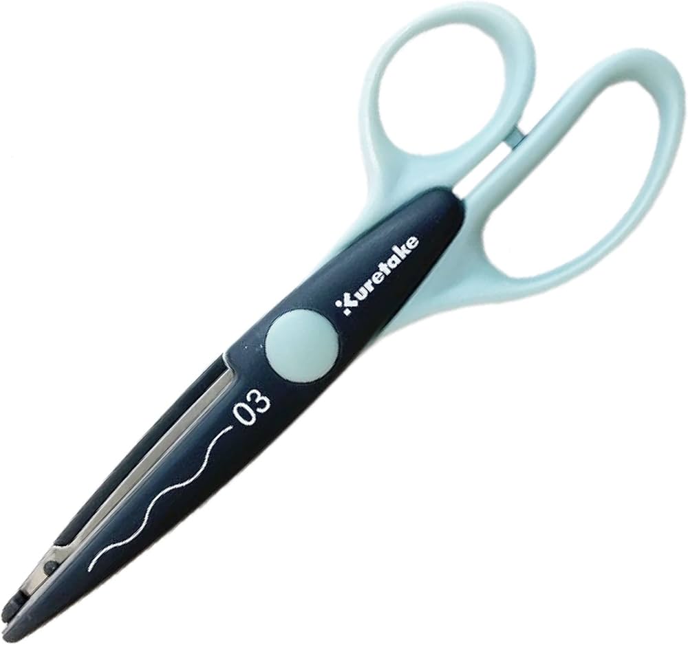 Amazon | 呉竹 はさみ クラフトはさみ 03 リックラック KU230-3