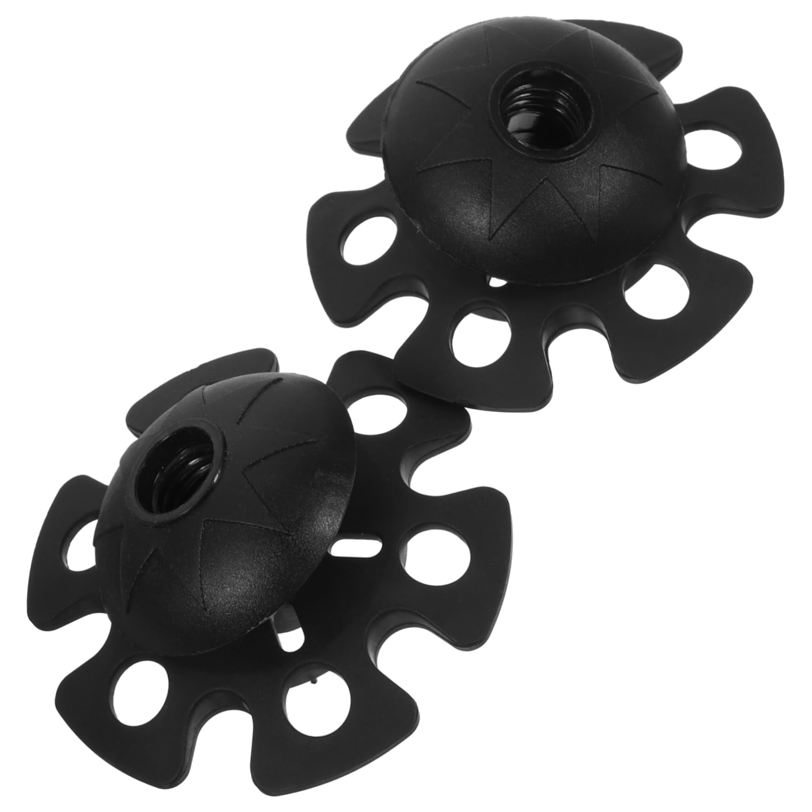 Kisangel 4pièces Protections Rondes pour Bâtons De Randonnée Antidérapants Caoutchouc Embouts pour Bâtons De Marche