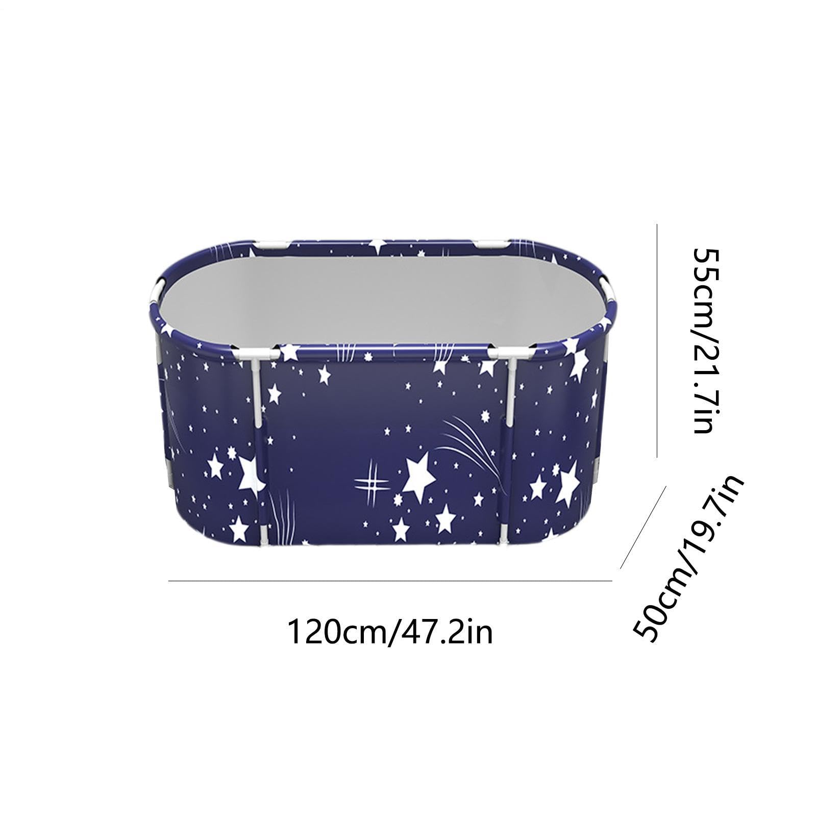 Plato de ducha portátil – Sólido plegable para adultos, bañera compacta | para interior y exterior, espesada con construcción robusta | Ducha portátil sólida, plegable, para baño