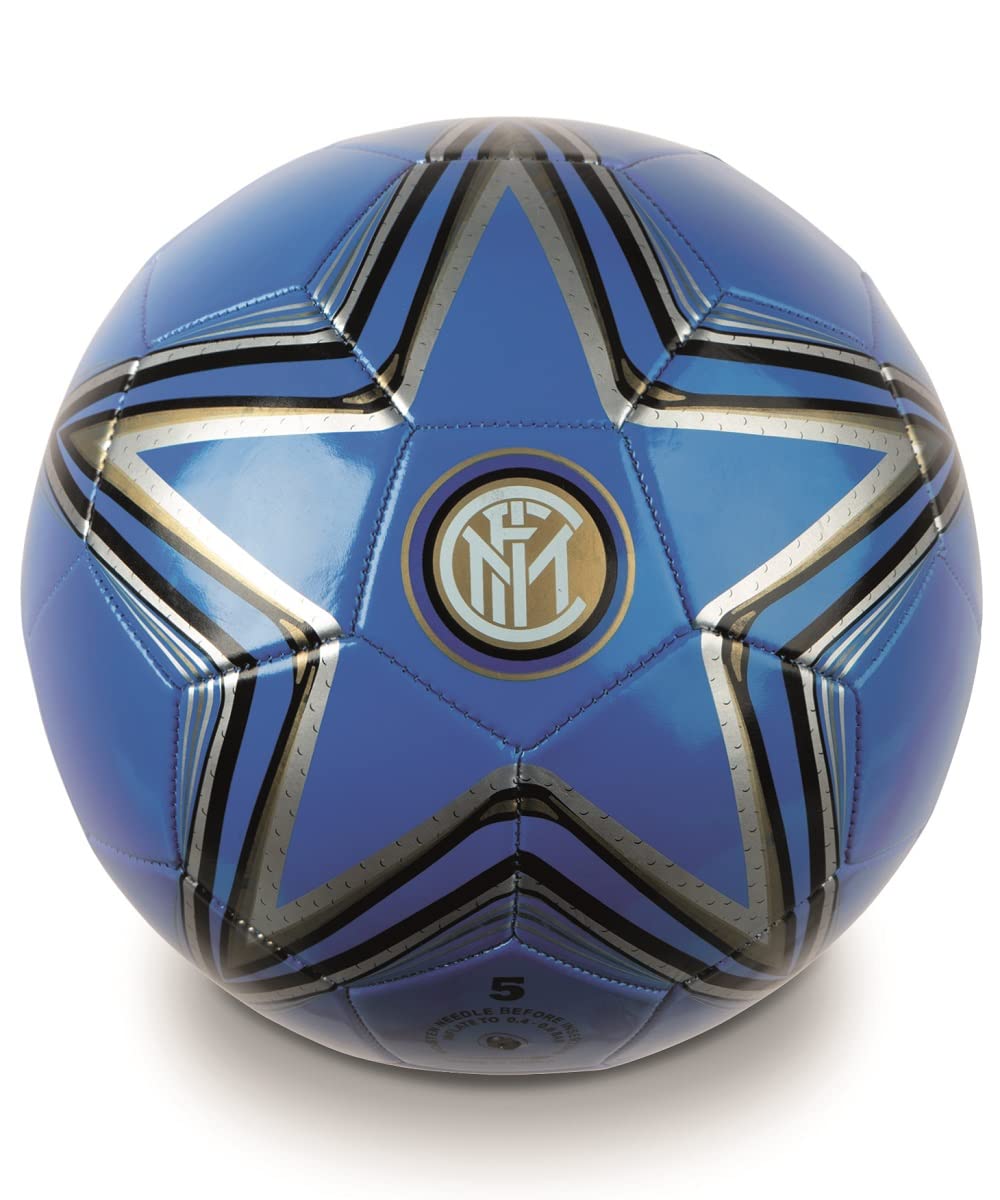 Seven Inter 2F3002106-899, Zaino Estensibile Pallone Incluso - Scuole Elementari & Medie, Nerazzurro, Taglia unica