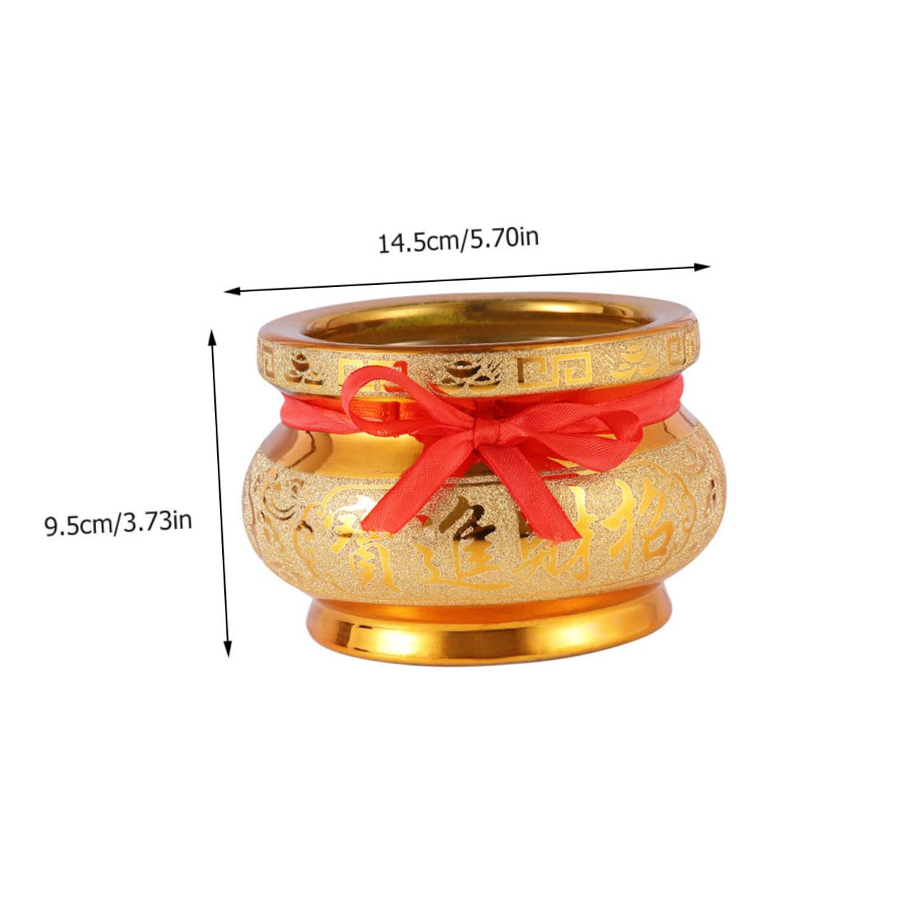 TOPBATHY Buddhistisches Keramik Räuchergefäß mit Opferbecken Dekoration für Zuhause und Shop