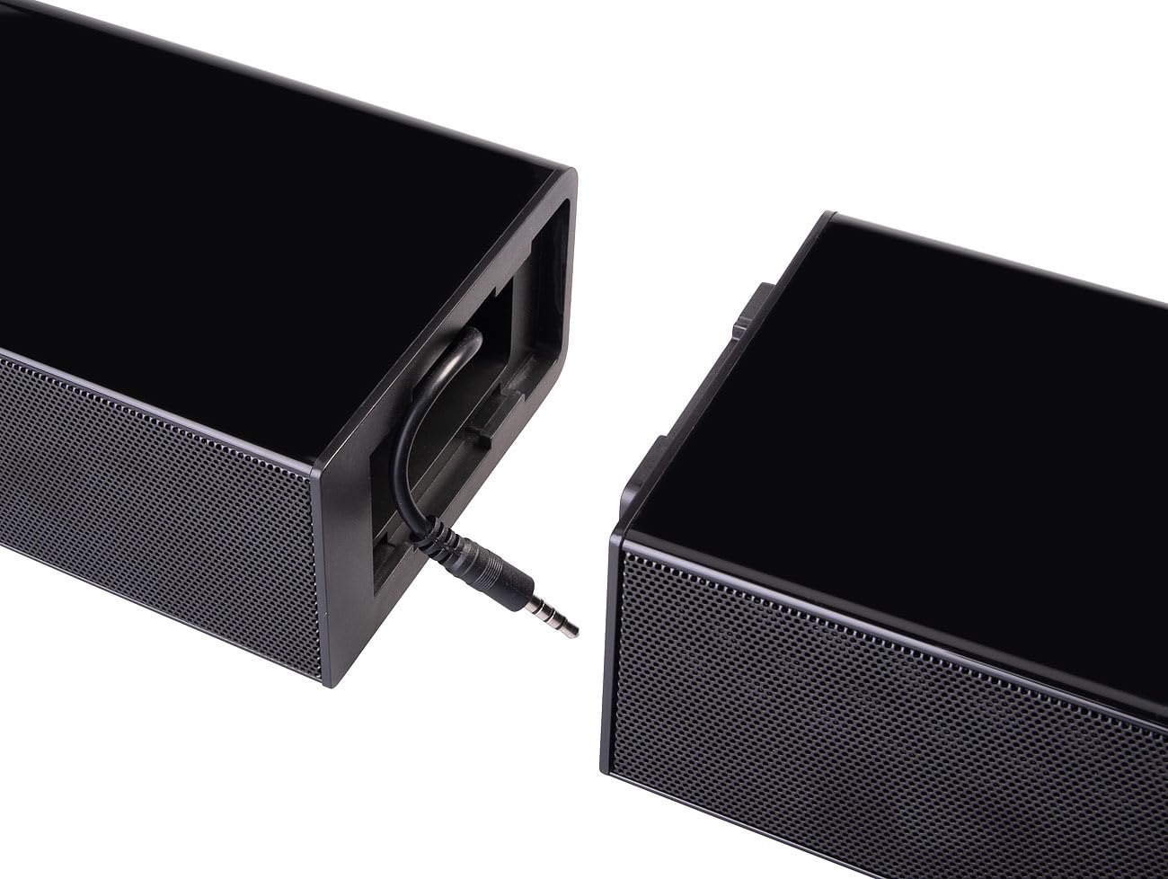 auvisio Soundbox: 2.1-Soundbar mit integriertem Subwoofer, 180 W, Bluetooth 5, HDMI, AUX (Soundbar für Fernseher, für TV, PC)
