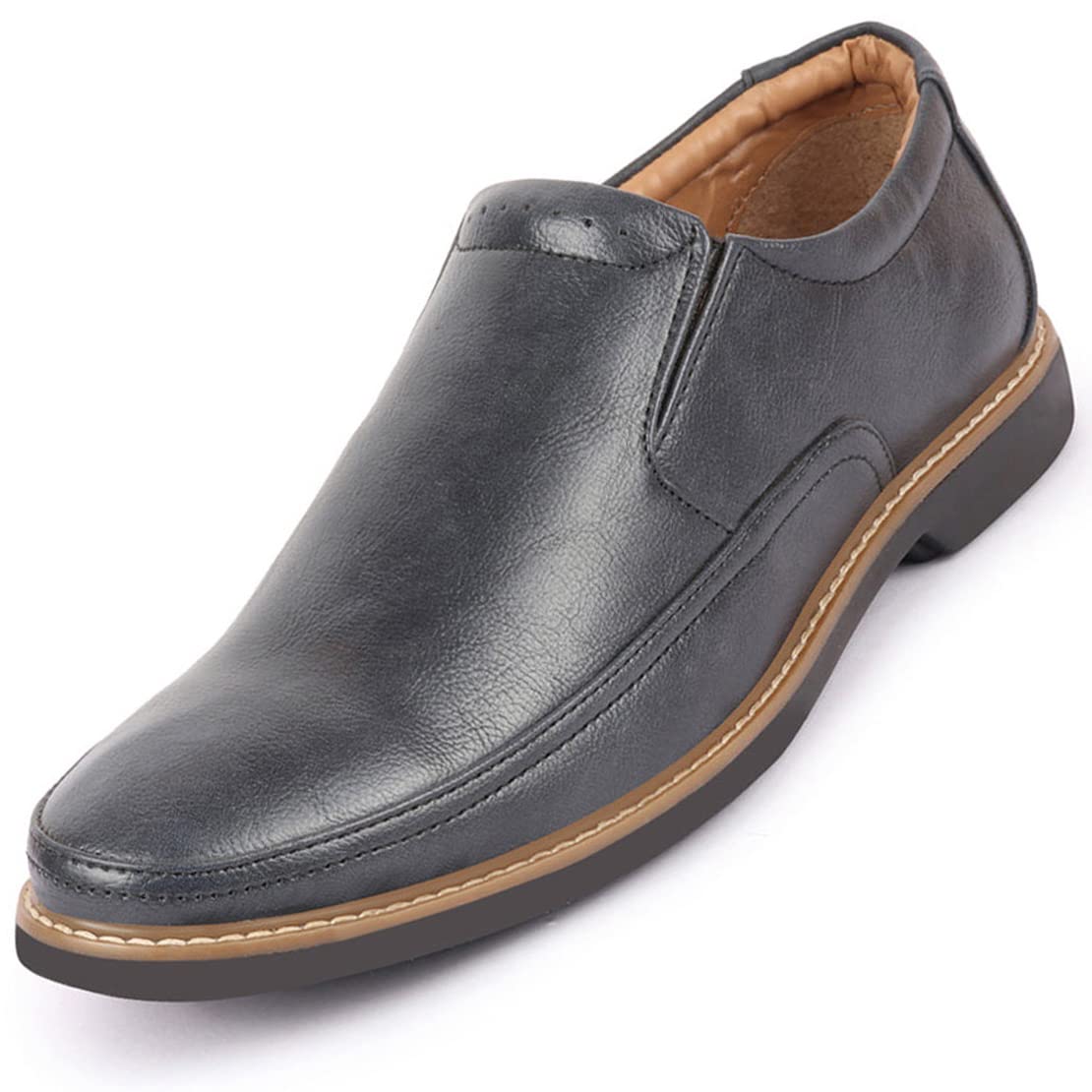 FAUSTO Mens Formal Superior Comfort Slip On Shoes (Navy Blue, Numeric_13) (B0BPMKSGWX) Amazon Price History, Amazon Price Tracker