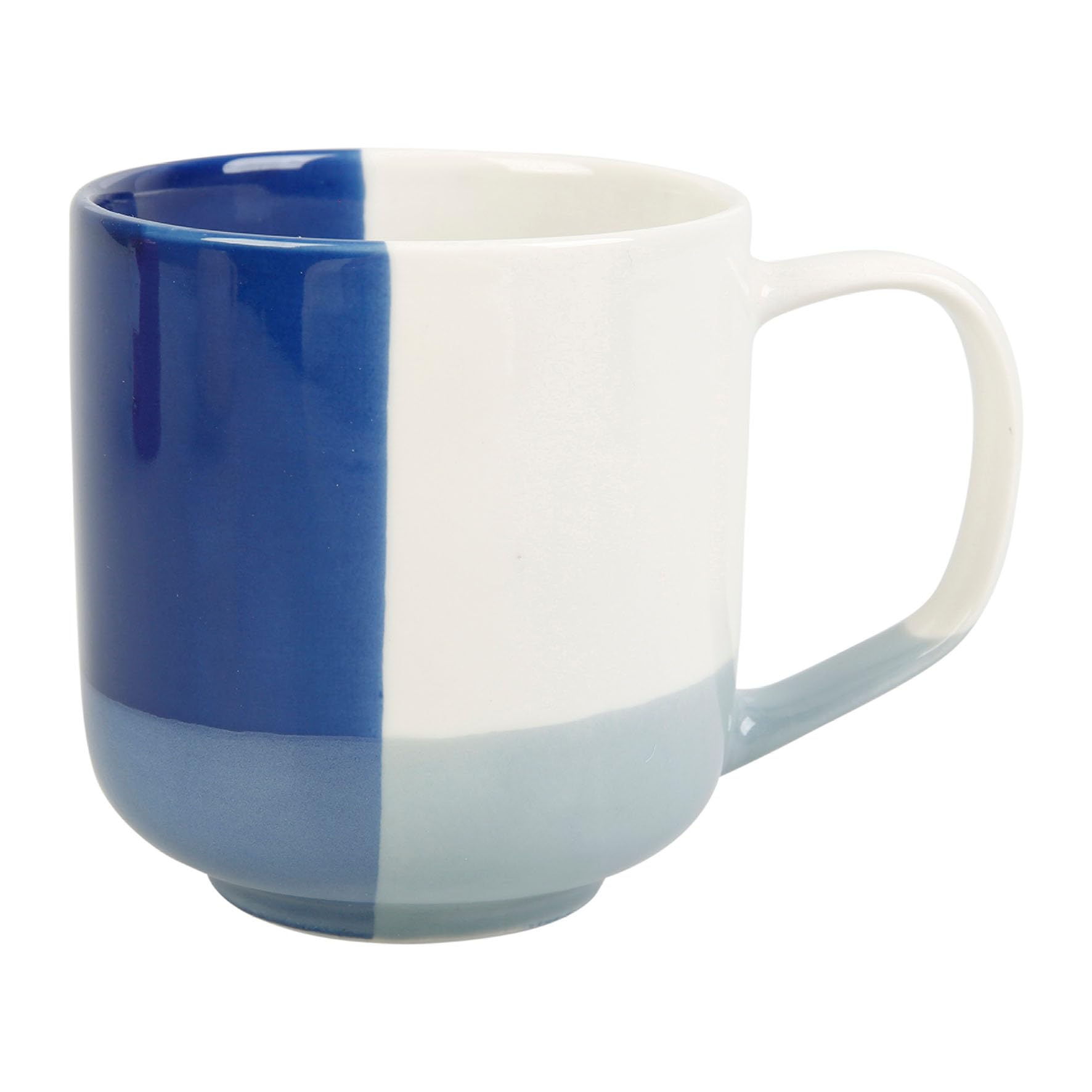 GENEVIEVE LETHU Mug 31 cl New Bone Sonia & Robert Range Diameter 8 cm H 9 cm Blue