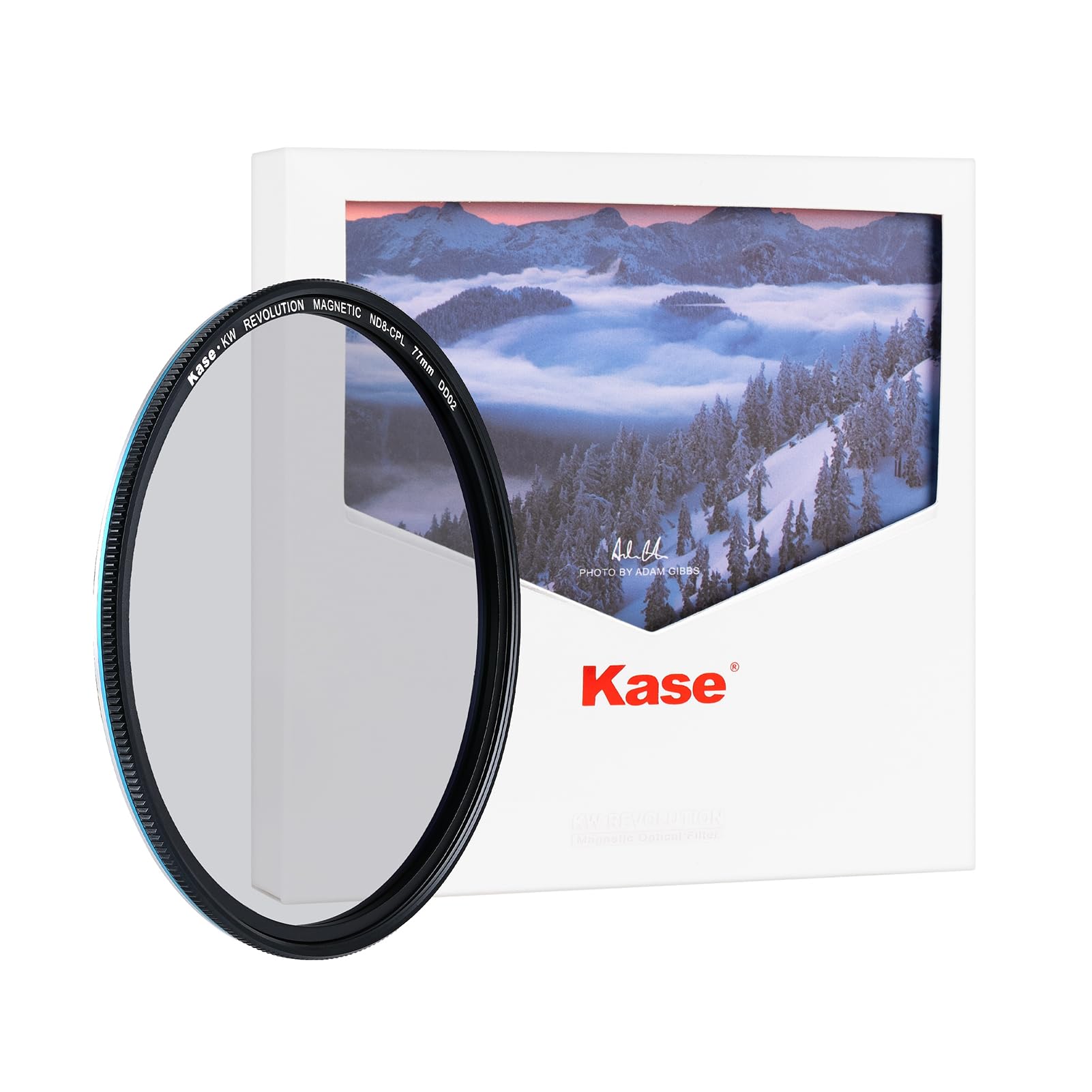 KW Revolution ND8-CPL, with Magnetic Adapter Ring (77mm)