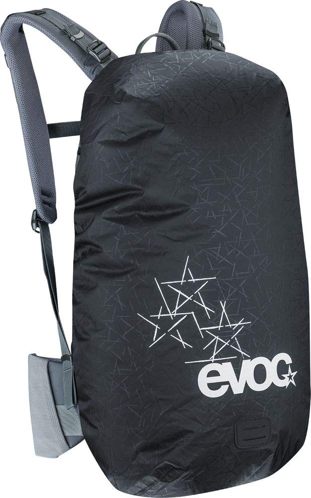 EVOCEVOC RAINCOVER SLEEVE Rucksack Regenschutz für Outdoorabenteuer, wasserdichte Rucksack Schutzhülle (flexible Größenanpassung durch Kordelzug, reflektierender Druck, Größe: M, L)