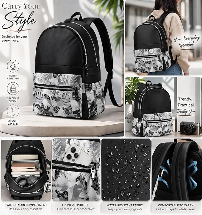 Image of Bags for Women & Girls | Stylish Shoulder Sling Handbag with 13 Inch Laptop Compartment | Office Travel College Daily-Use Corporate Backpack for Work & Casual Use