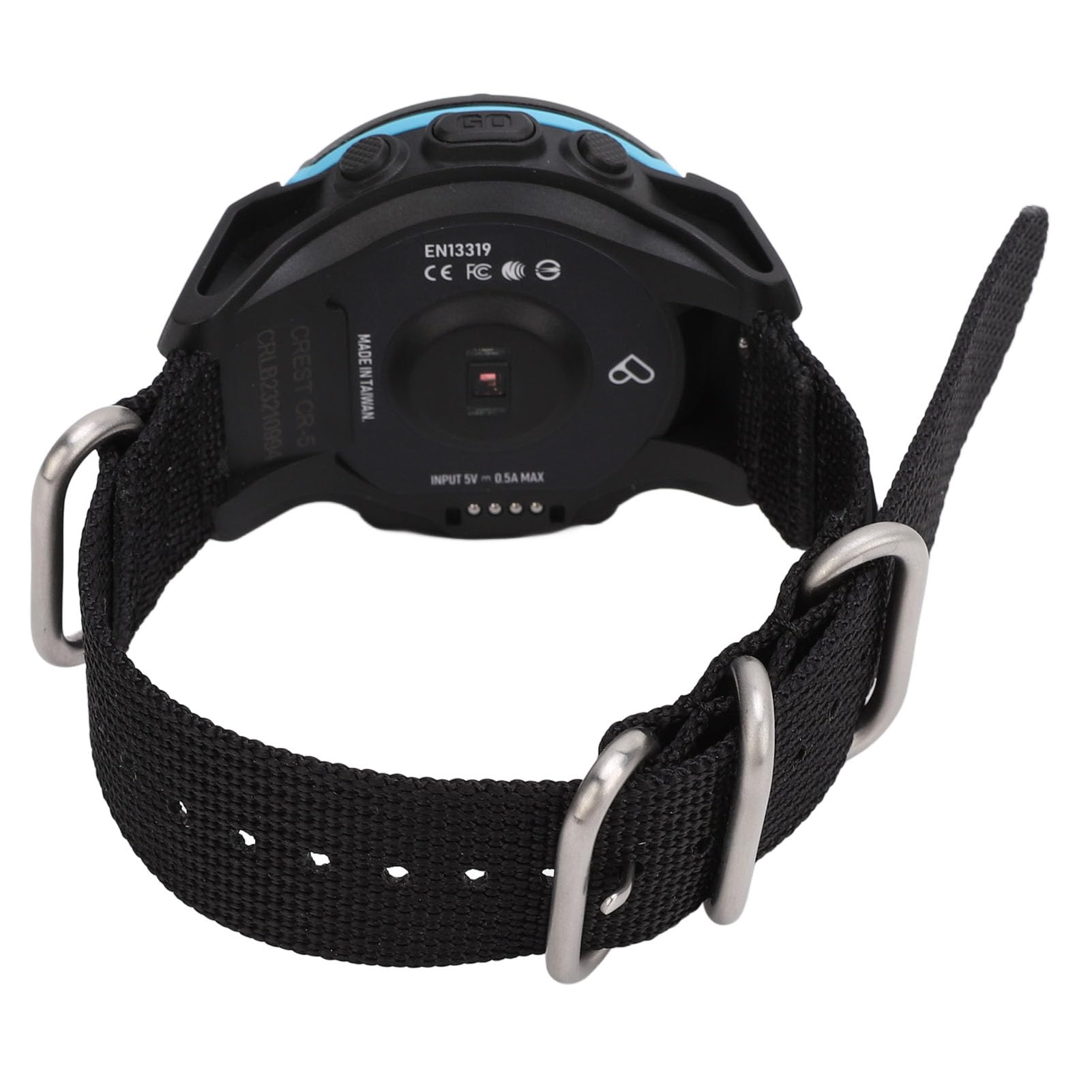 Generic Reloj de Buceo K1 Vidrio Bluetooth Multifuncional para Entusiastas del Buceo 100 M de Profundidad Negro