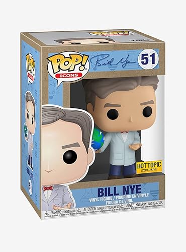 Miniatura 2 de Funko Pop! Iconos #51 - Bill Nye [con Globe] H.T. Exclusivo