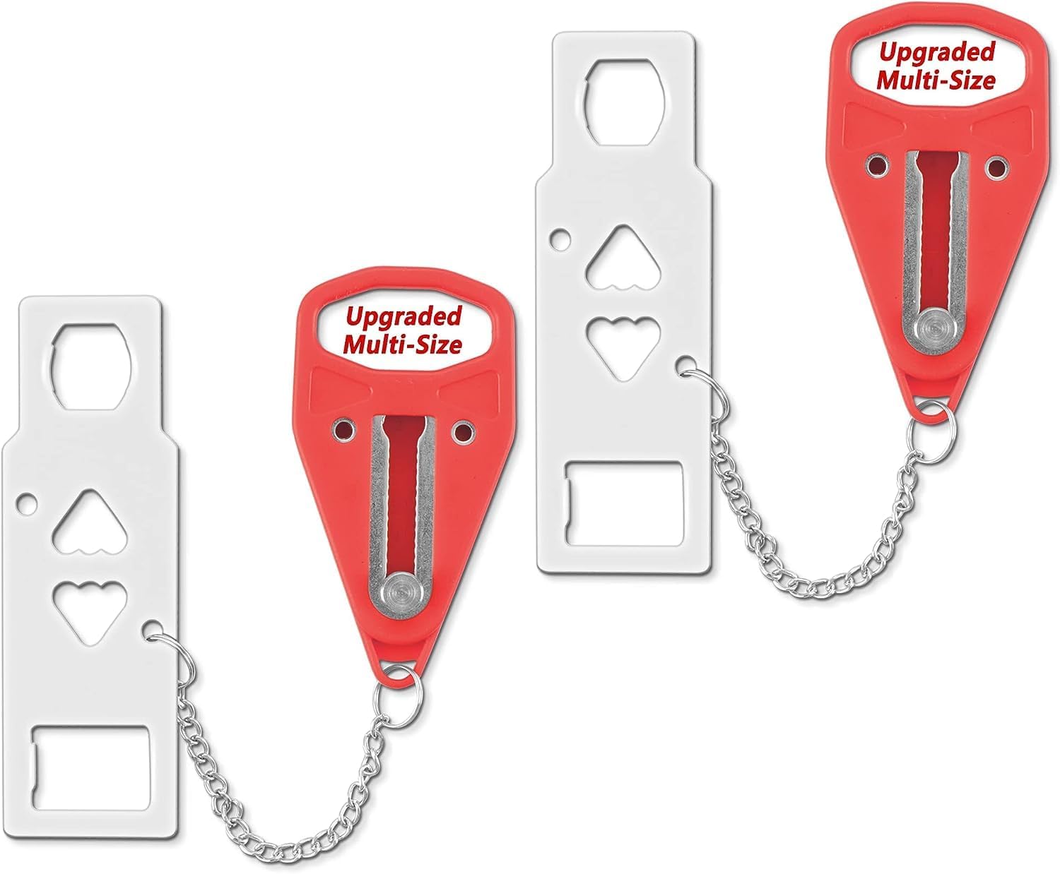 2 Pack Portable Door Lock Home Security Door Lock Travel Lockdown Locks for Additional Safety and Privacy Perfect for Traveling Hotel Home Apartment College 2024 New Model