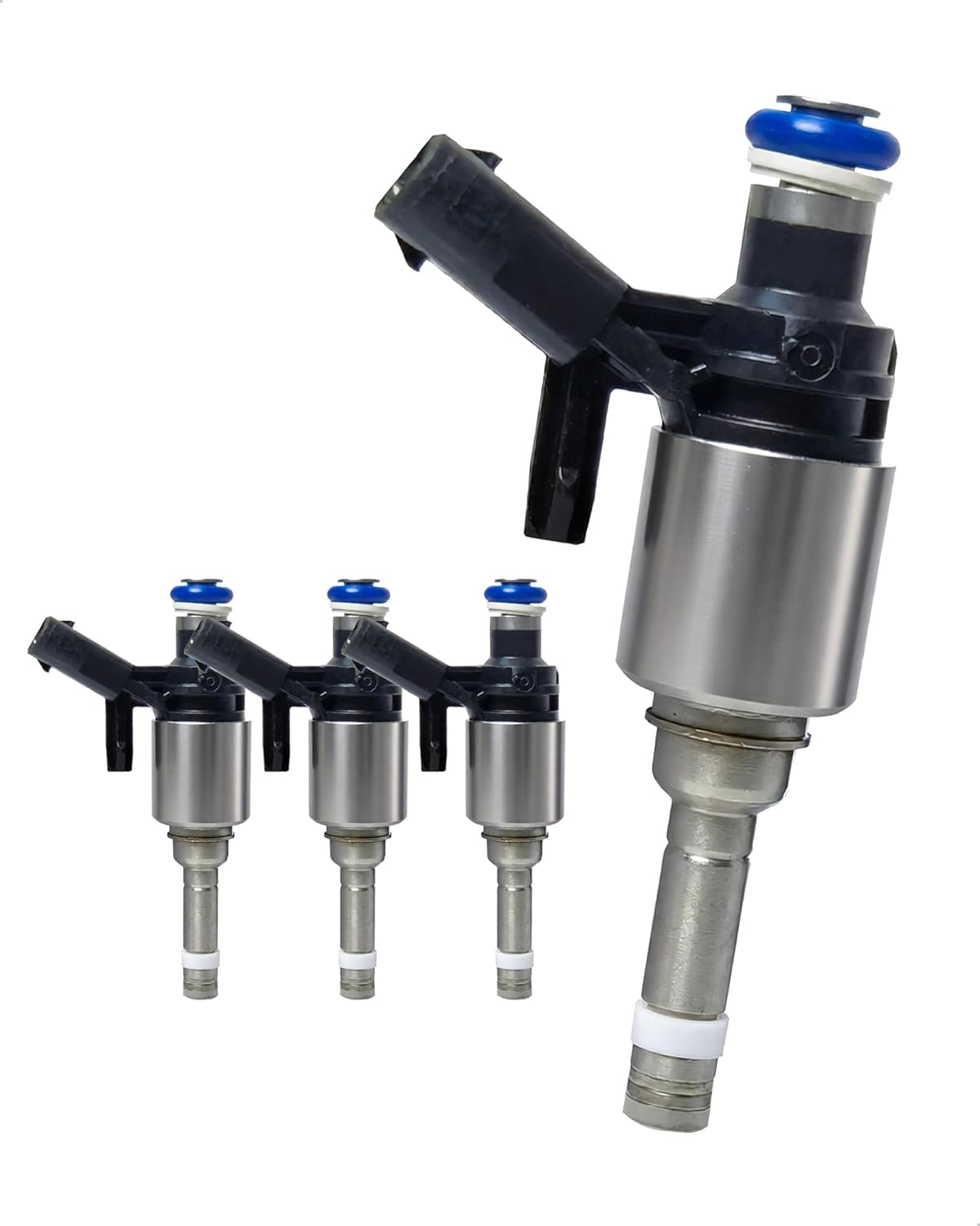 4-Count Fuel Injector Compatible with Volkswagen Beetle 2014-2017, Golf 2015-2019, Jetta 2010-2018, Passat 2014-2016 - L4 1.8L - Replacement for FJ1238 06A906036C 06A906036F 06A906036J