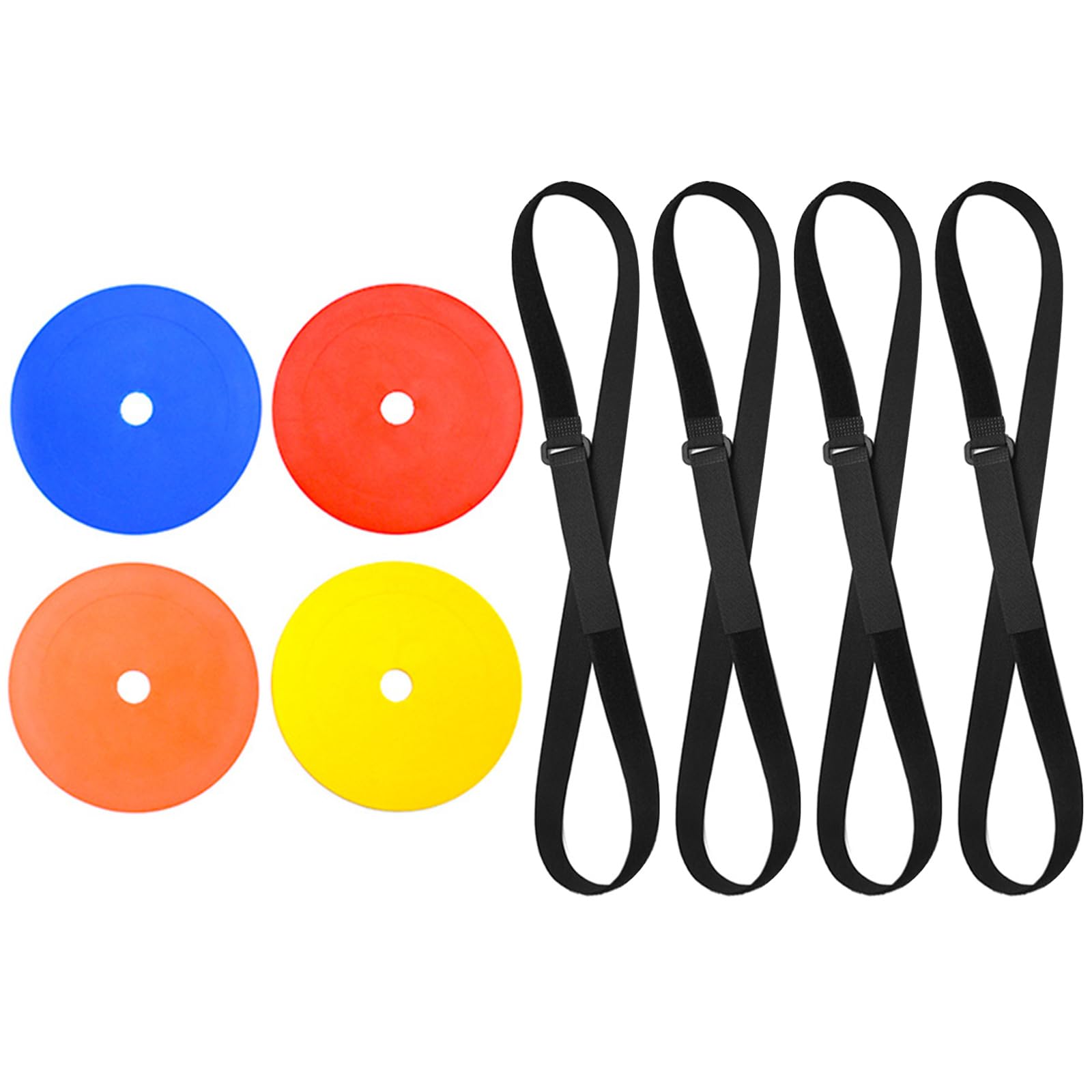 CAZSTYK 4Pcs Soccer Goal Targets Adjustable Football Training Disc Football Training Targets Plate Soccer Hockey Goal