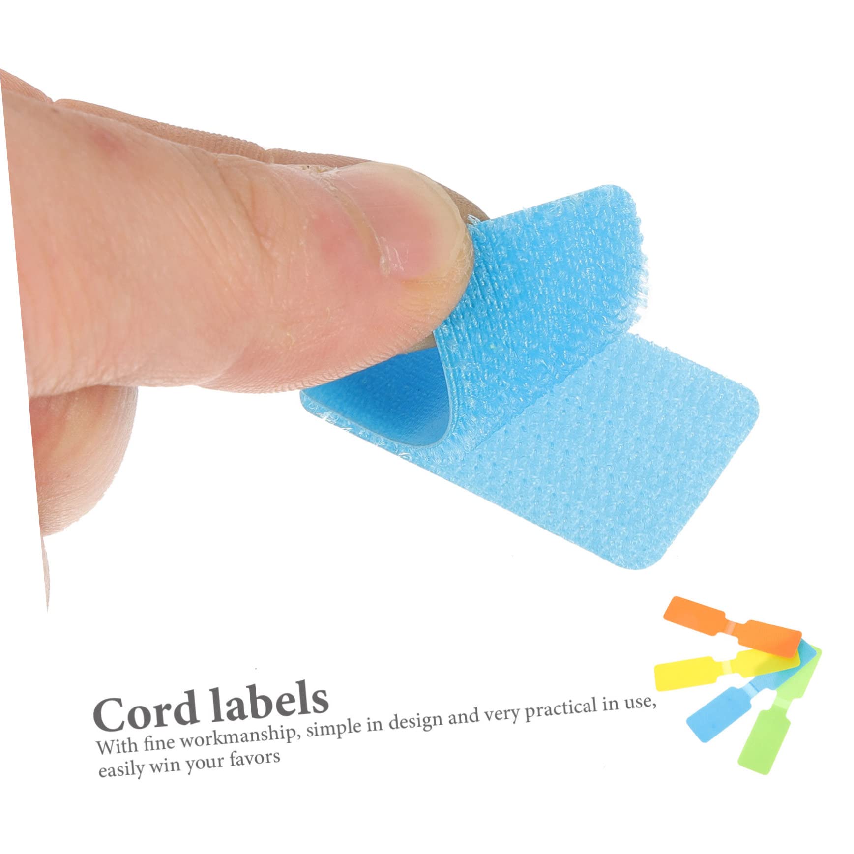 Uonlytech Kit Di 4 Organizzatori Per Cavi Elettronici 100 Etichette Per Cavi Per Lidentificazione Dei Cavi Riutilizzabili E Robuste 50 Pezzi*4