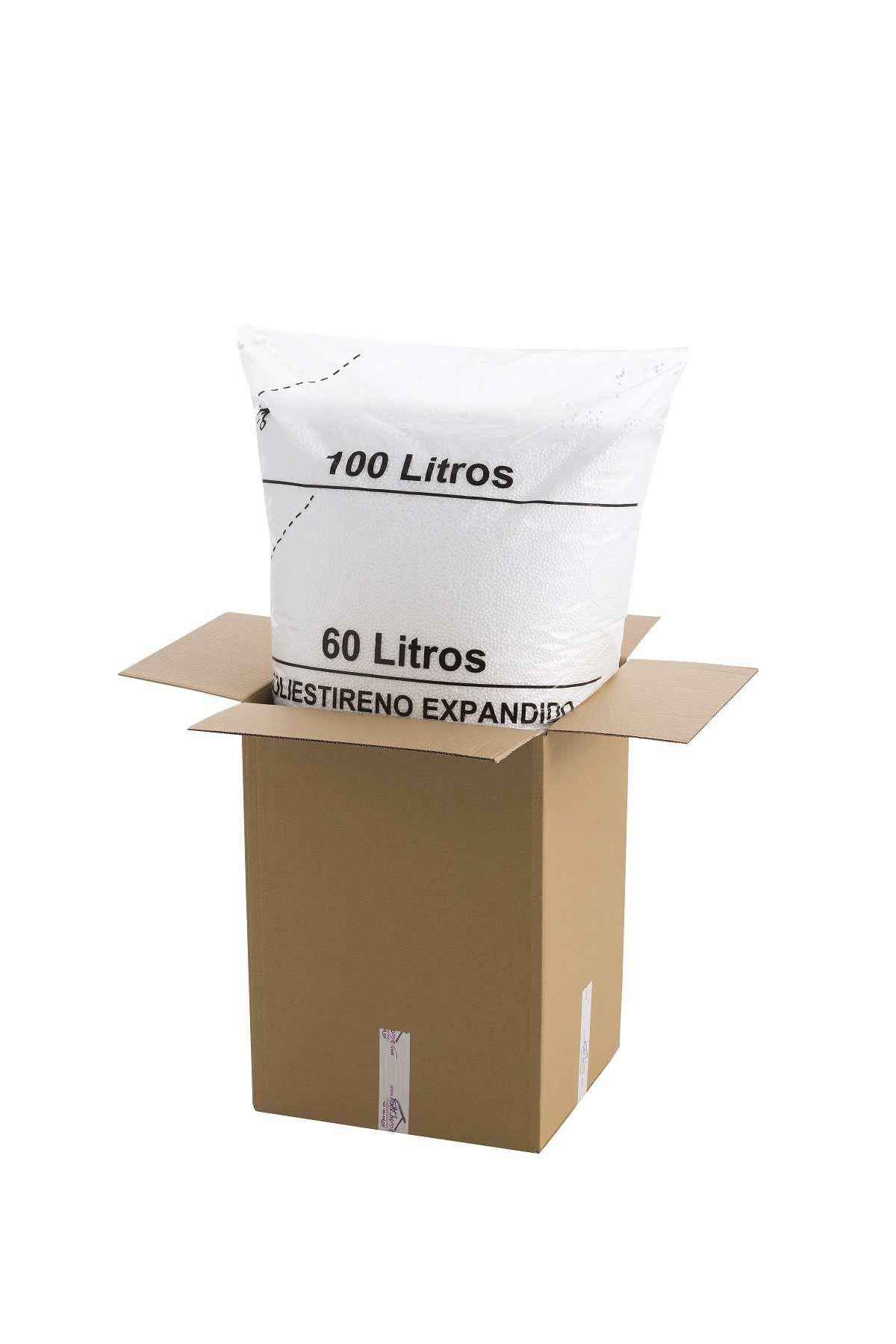 Textilhome Relleno para Puff, Bolas de Poliestireno Expandido (EPS) 200 litros, Ligero y Resistente, Alta Recuperación, Bolas de 3 a 5 mm para Máxima Comodidad.
