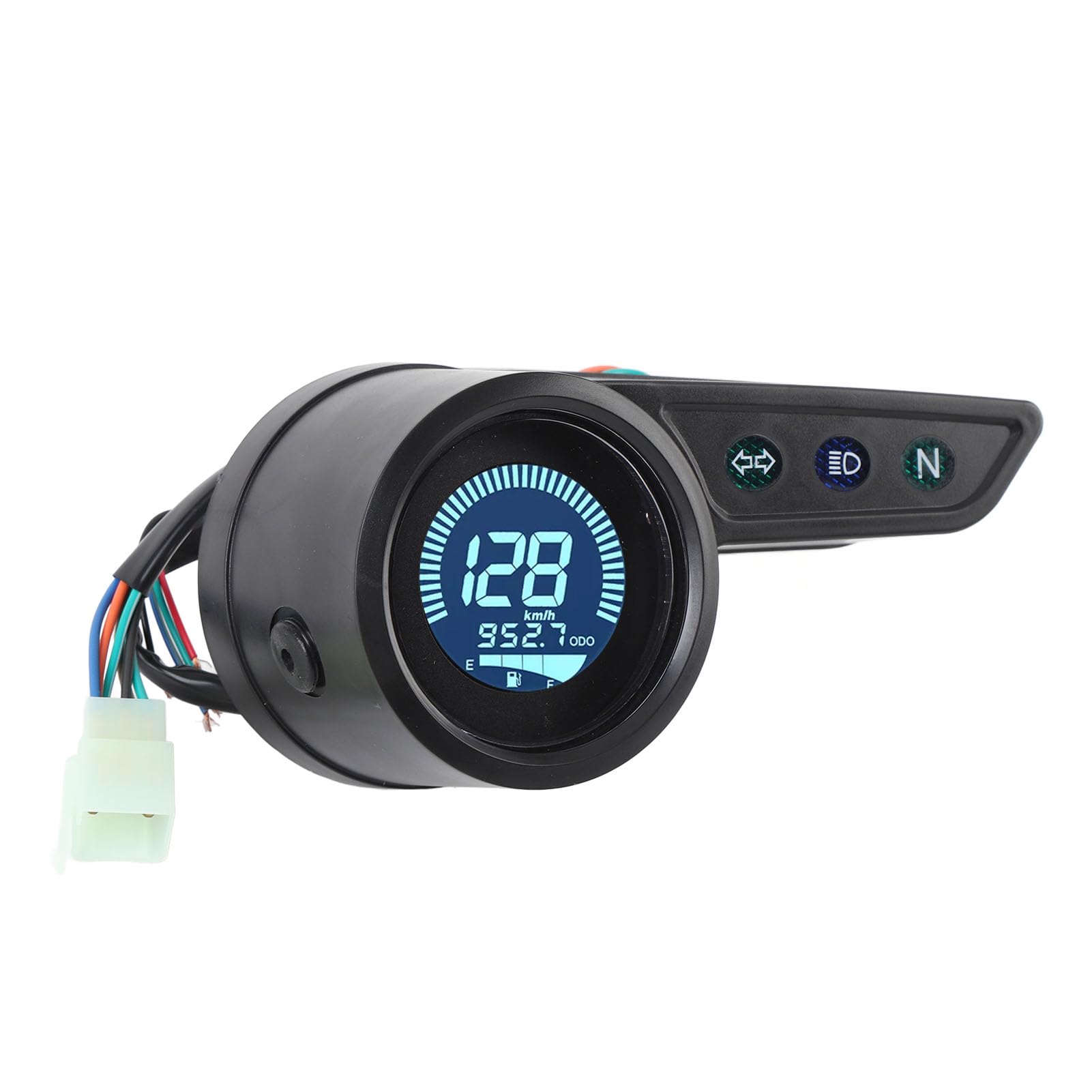Velocímetro de Motocicleta, Tacómetro, Pantalla Clara, bajo Consumo de Energía, Velocidad, Kilometraje, Información Giratoria, Ajuste Universal