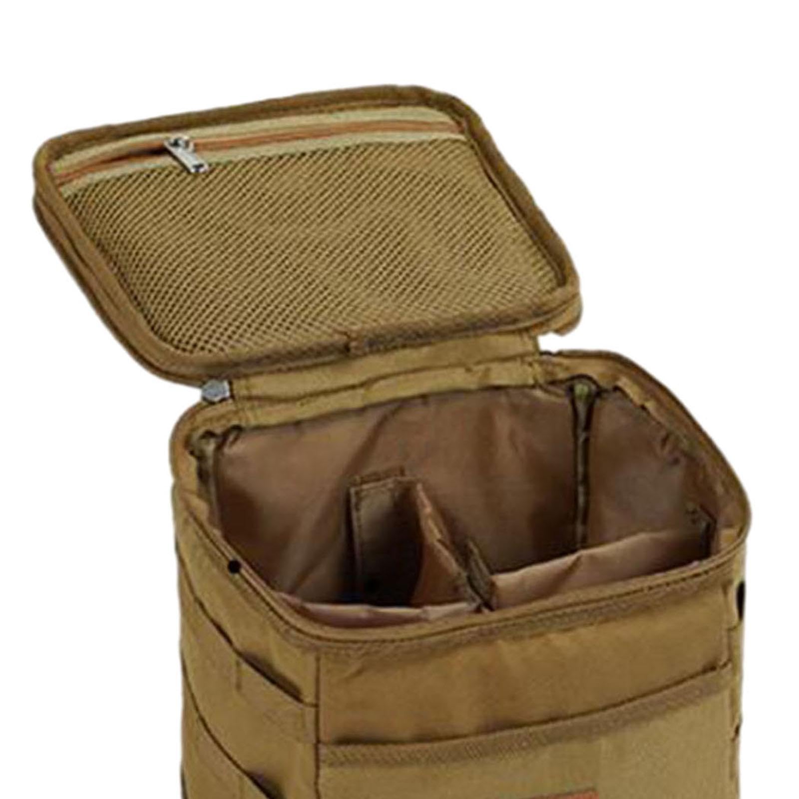 Generic Picnic Tote - Khaki, 21.5cm x 21.5cm x 23.5cm