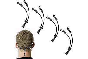 Ajustadores para mascarillas: 4 unidades de correas antideslizantes