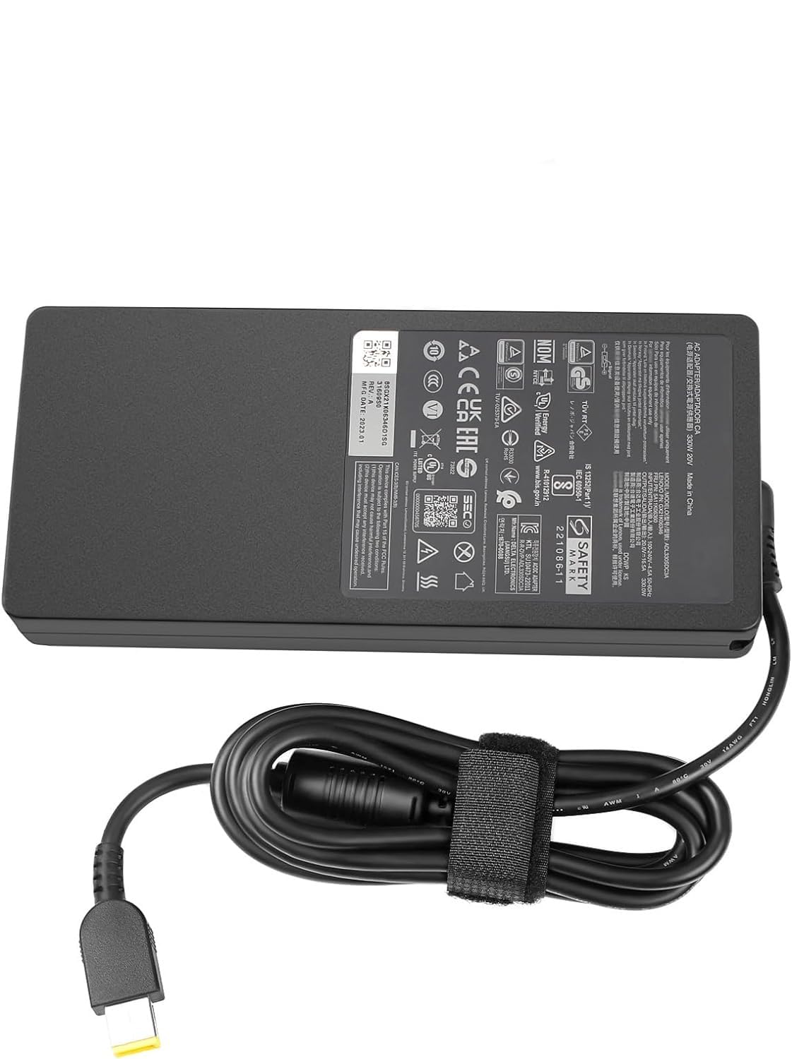 Cargador delgado de 330 W, 20 V, 16,5 A, para Lenovo Legion Pro 9 7 7i 5i 5 RTX 4060 4070 4080 4090 Y900 Y700 GX21M50608 ADL330SDC3A Cable adaptador de alimentación de CA