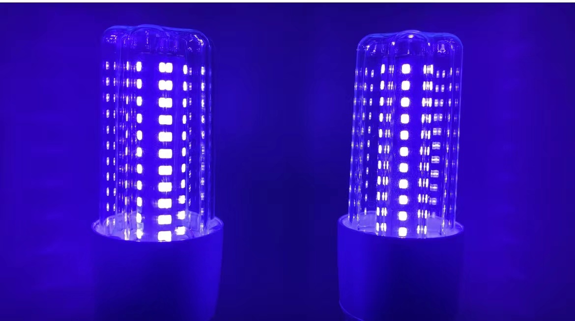 Image of LED Black Light Bulb 15W Blacklight Bulbs LED Not-Dimmable, 120V E26 Standard Base, UVA Level 395-400nm, Glow in The Dark for Body Paint, Blacklights Party, Fluorescent Poster- 2 Pack