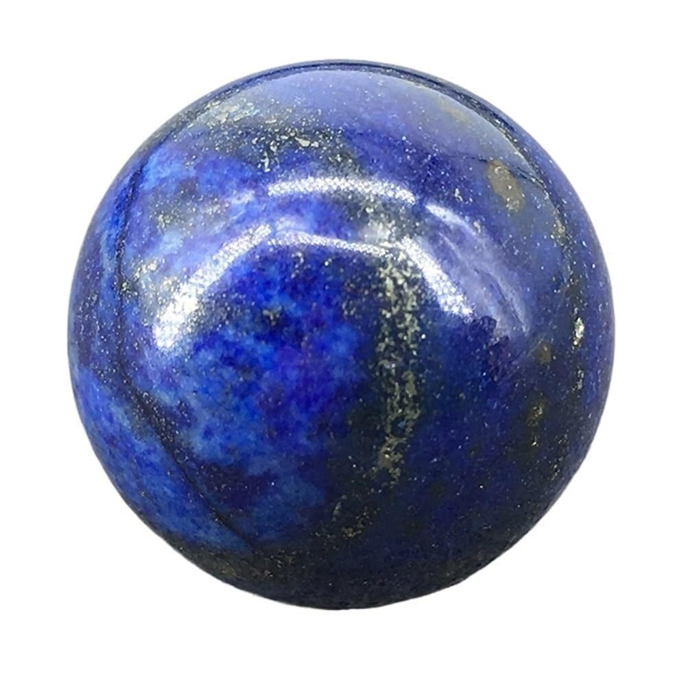Natural Crystal Quartz Stone Ball, Large Polished Lapis Lazuli Ball, Decorative Mineral Sphere for Home, Polished Stone Spheres(5.5cm)