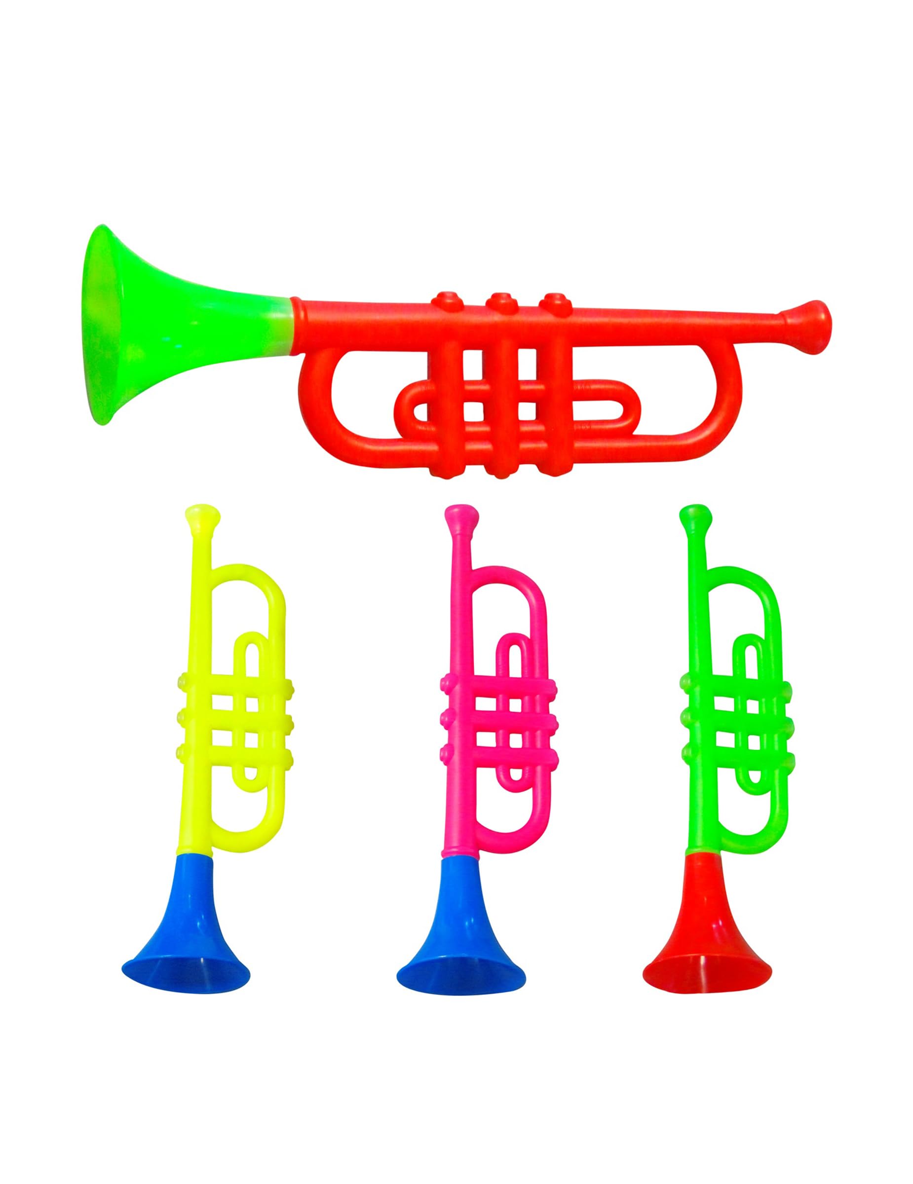 Widmann clown trumpet, 30 cm, Multicoloured