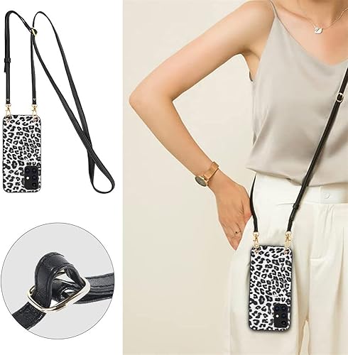 Miniatura 3 de DUGROS Funda suave de cuero con textura de cebra de leopardo para Samsung Galaxy S9 S10 S20 S22 21 Plus Note20 A51 A71 funda 1 para Samsung A32 4G