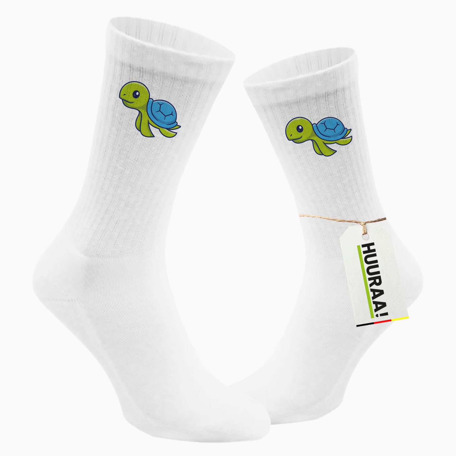 Coole Socken Schildkröten-Seestern-Strand Crew-Socken Warme Bier Socken