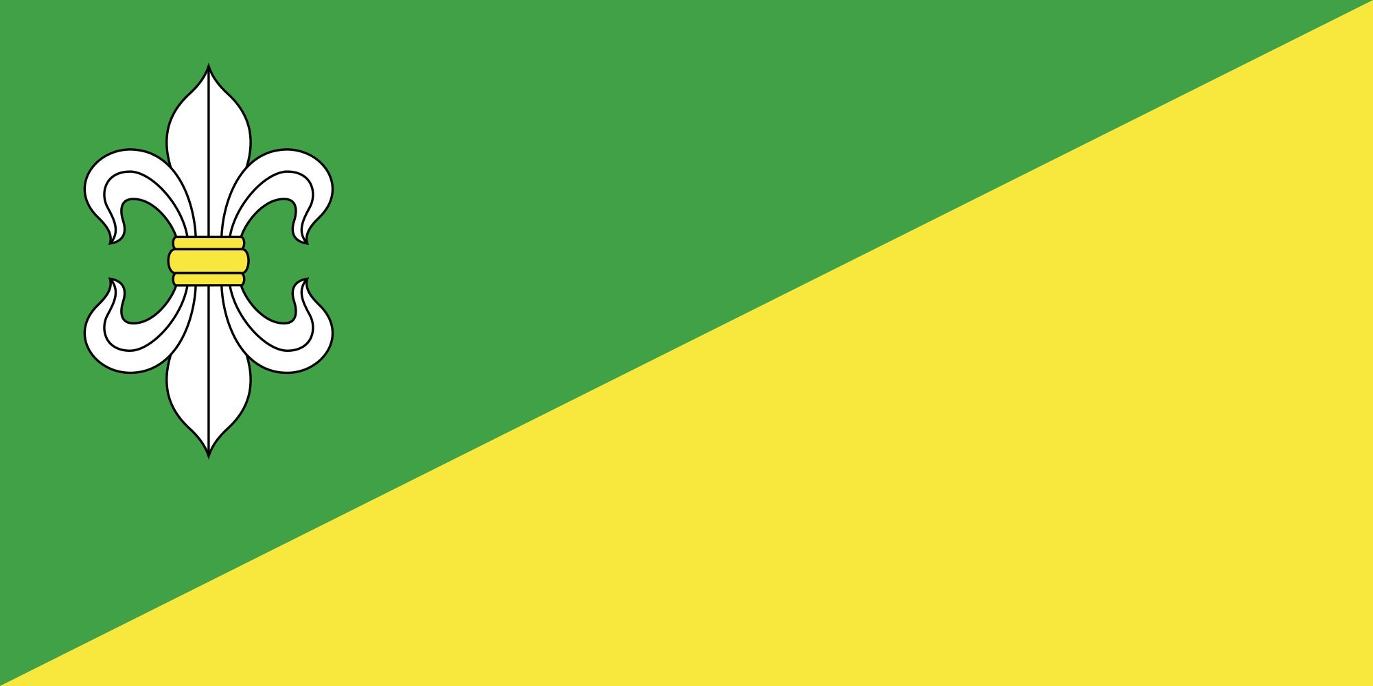 Drapeau Large Ivacevičy de qualité supérieure drapeau paysage 1.35m²
