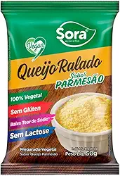 Sora Queijo Ralado Parmesão Vegetal Sem Lactose Vegano 50G