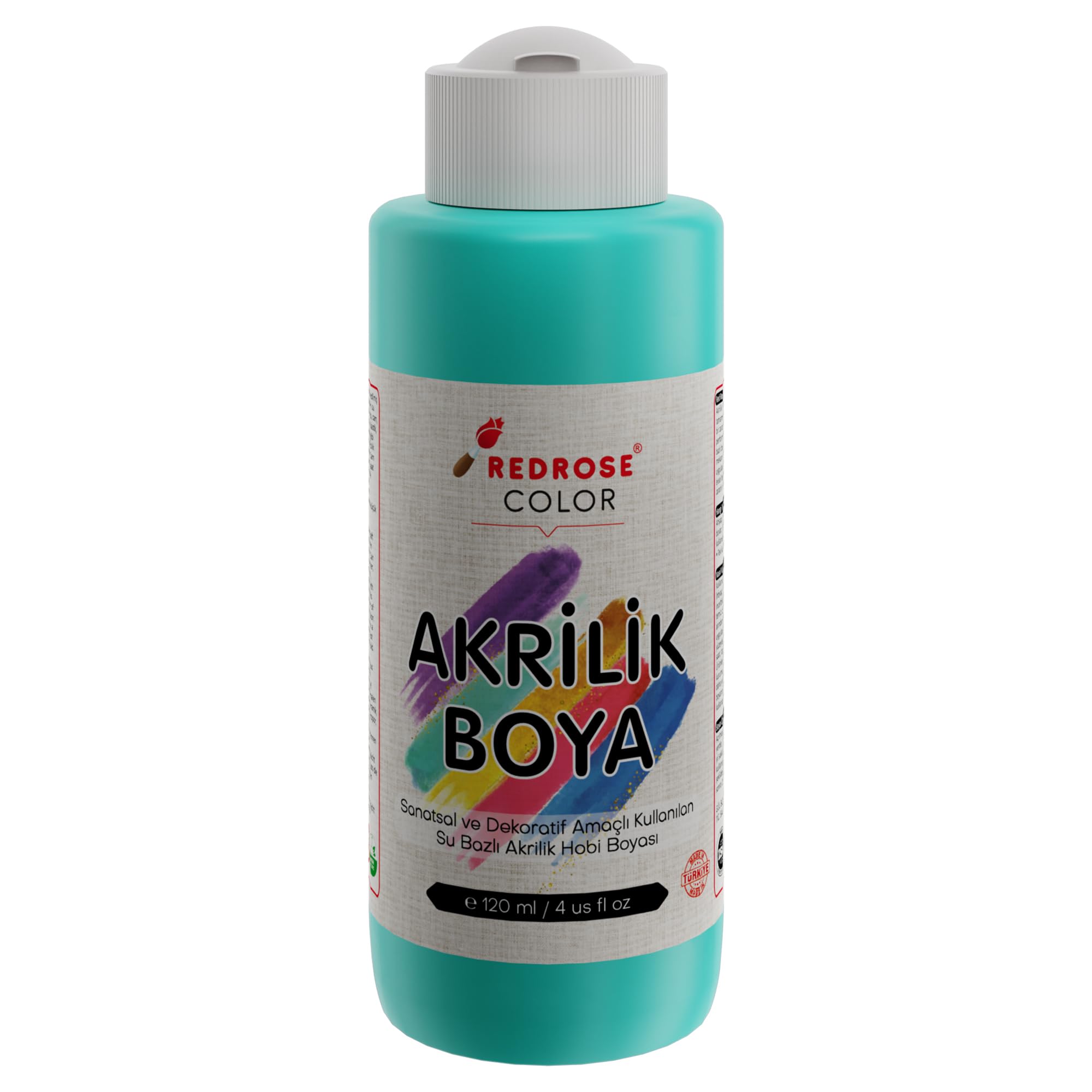 Red Rose Turkuaz Akrilik Boya 120 ml