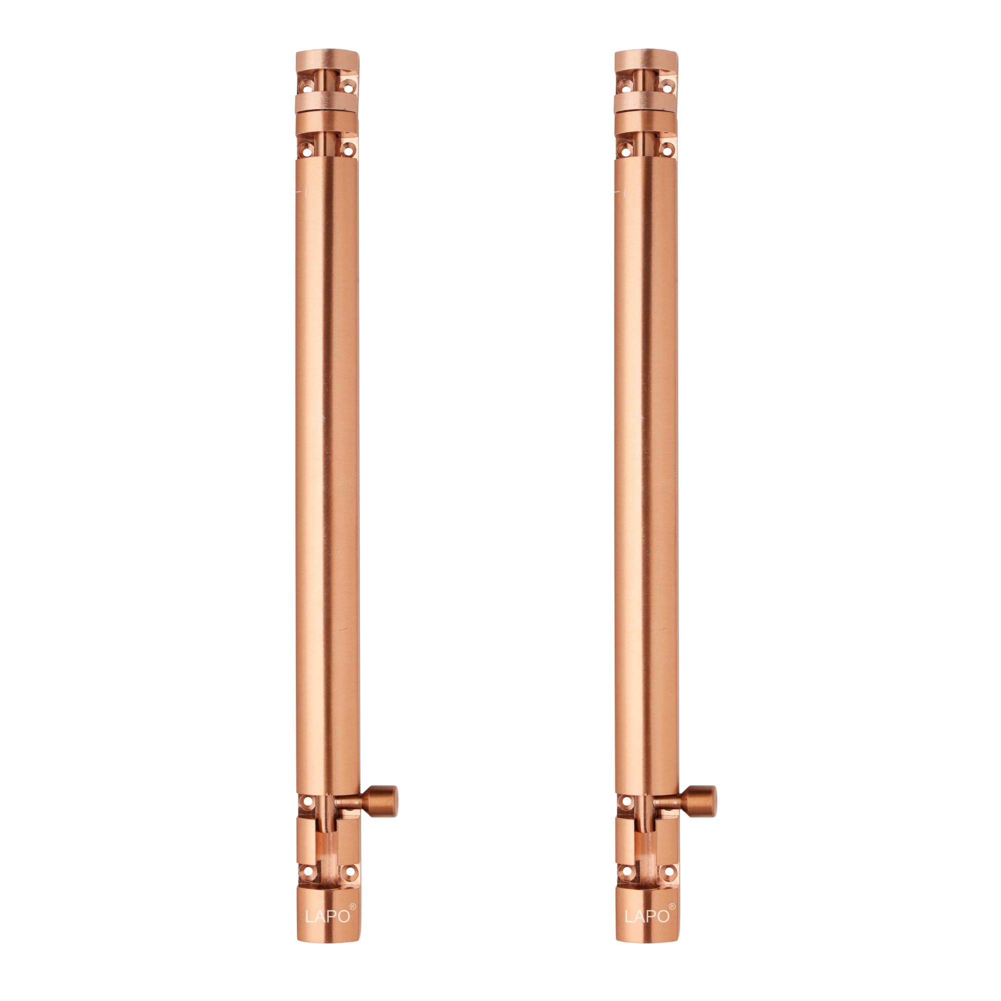 LAPO 2 Pack Heavy Duty 12 Inch Aluminium Tower Bolt for Wooden and PVC Door/Kundi/Chitakni for Windows Tower Bolt/Door Lock Latch for Main Doors (PVD Gold Finish, Pack of 2) — Amazon image 12