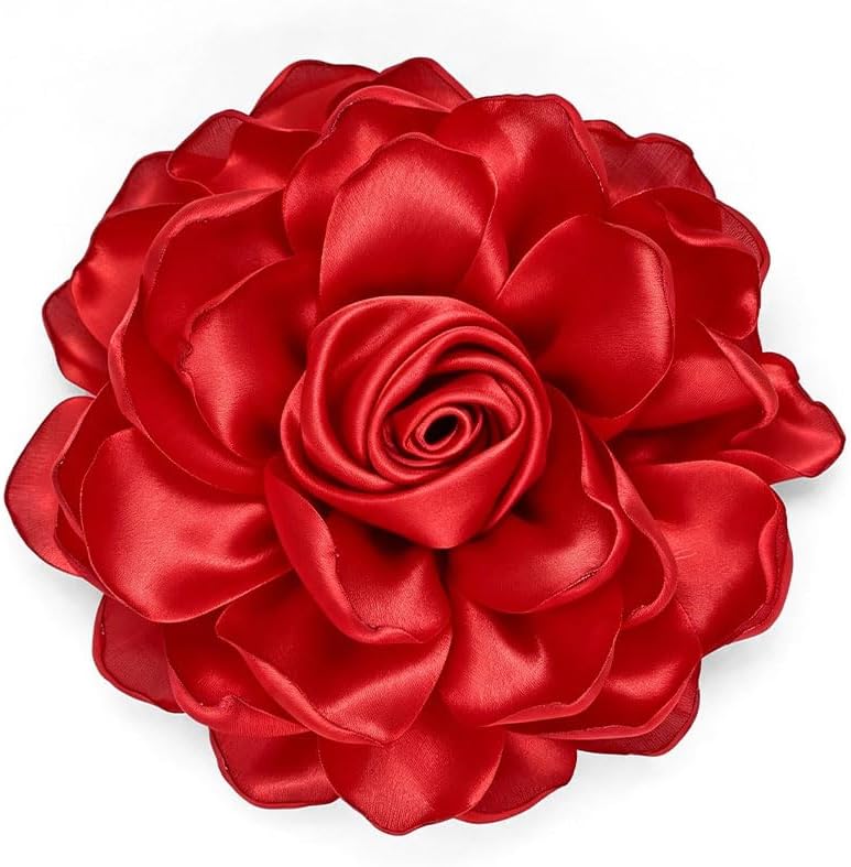 Cloth Floral Brooch Hairpin Clothing Ornament Accessory image 5