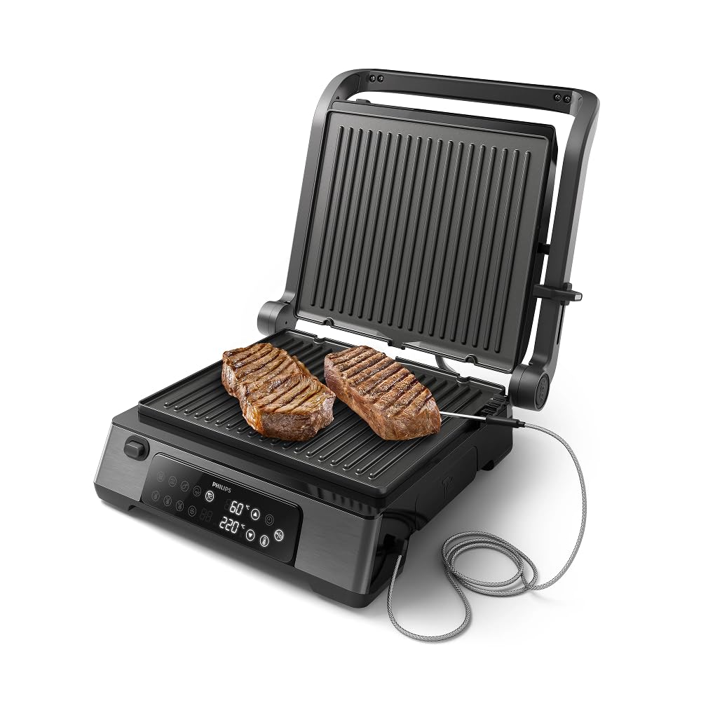 Philips 7000 Series Hd6307/70 Contact Grill - Black, Black