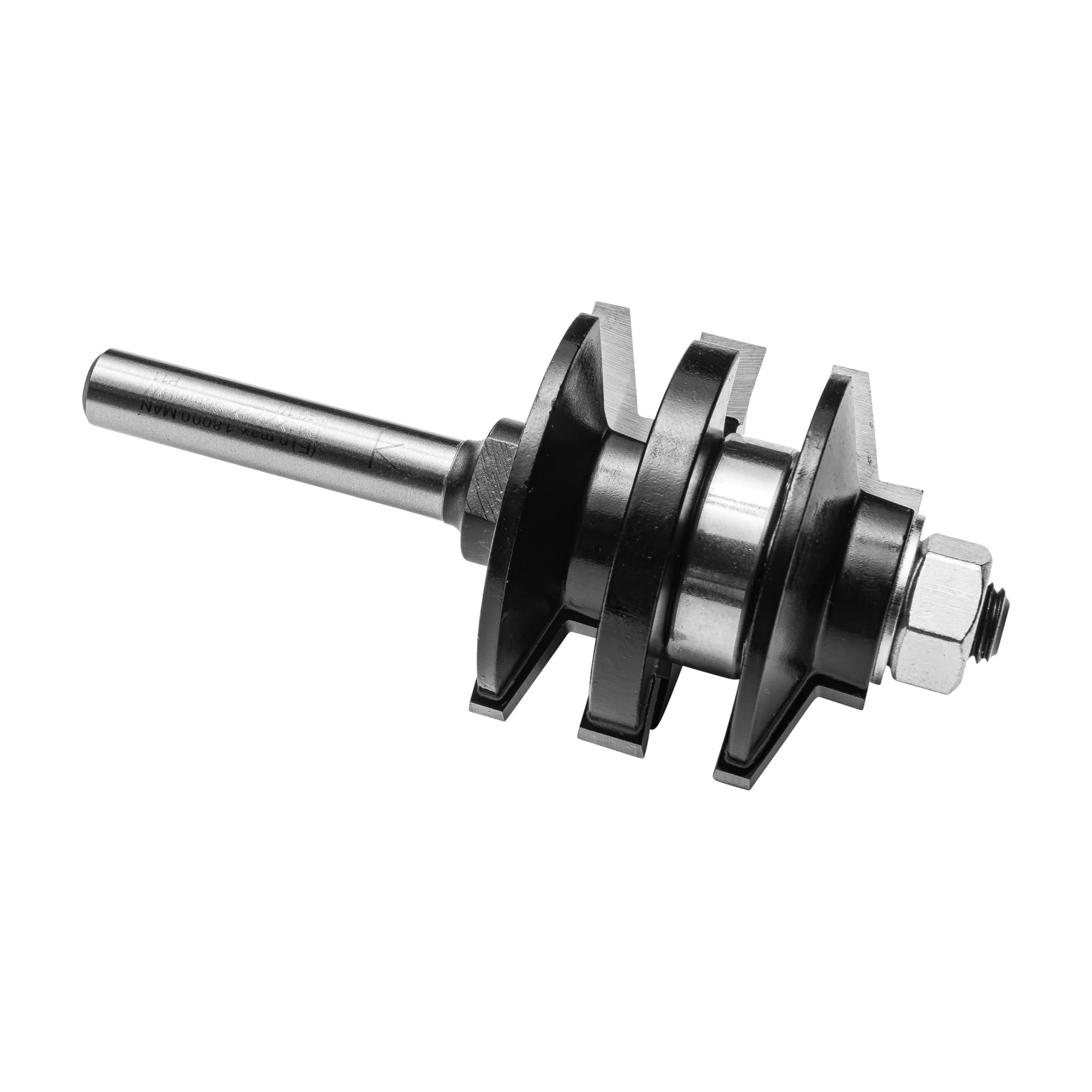 ENT 17590 Profil- und Konterprofilgarnitur Typ ''A'' HW, Schaft (S) 8 mm, Durchmesser (D) 41 mm, NL 23,8 mm, E 20 mm, T 9,5 mm, SL 38 mm, mit Kugellager
