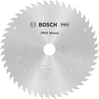 Bosch Professional Accessories 1 x Daire Testere Bıçağı Standard For Wood (Ahşap, Testere Bıçağı 165 x 20 x 1,5 mm, 48 Diş, Aksesuarlar Akülü Daire Testere)