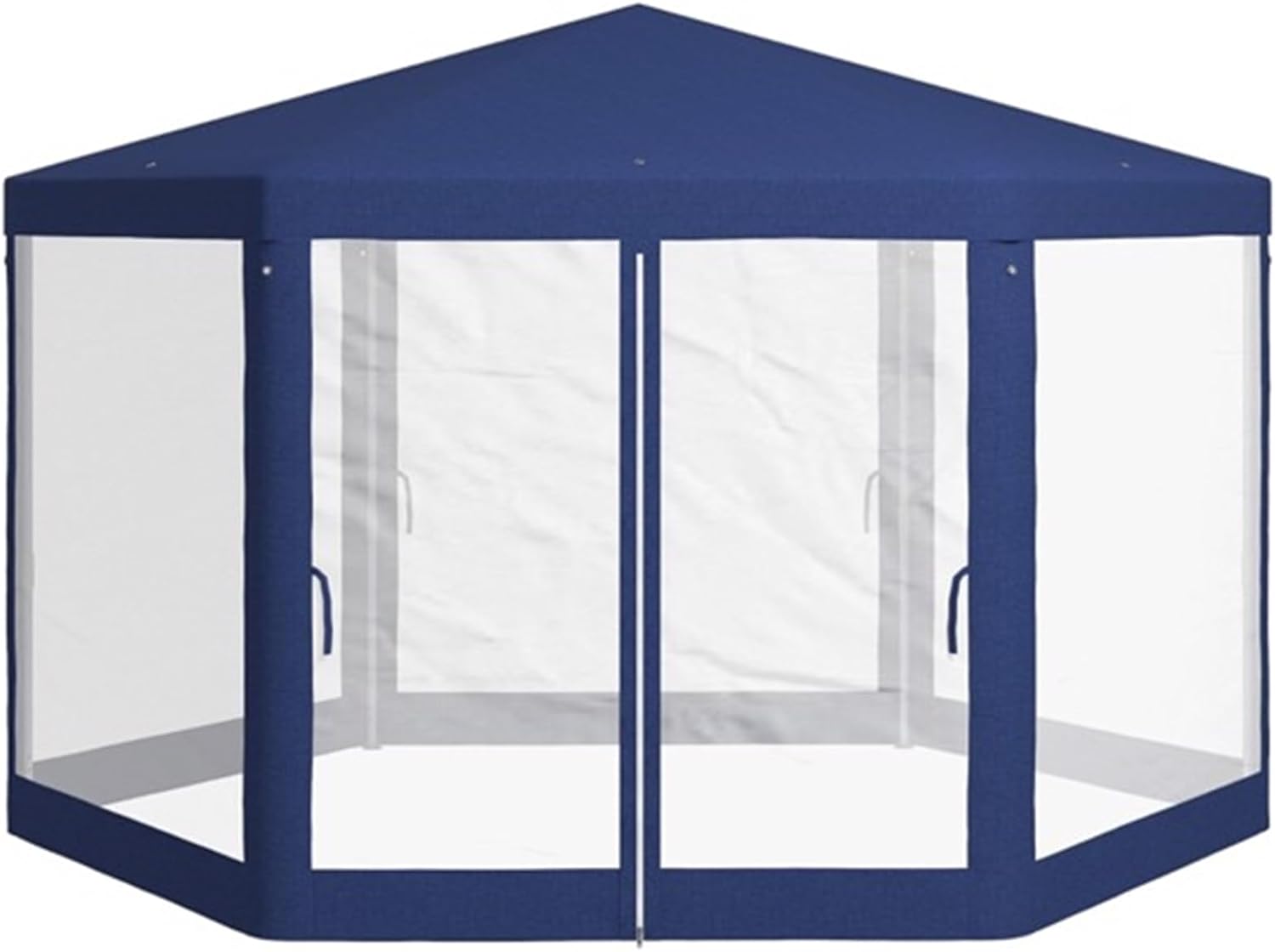 Camping Tent, Tent, Patio Gazebo, Outdoor Camping, 2 Zipper Doors, 6 Drain Holes on Top, Suitable for Backyard and Parties, Sporting Events, Blue