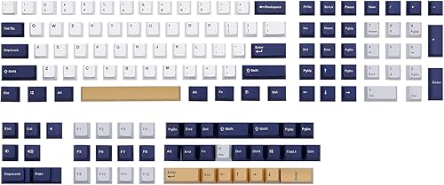 Miniatura 2 de EPOMAKER Rudy Juego de teclas completas de 135 teclas de perfil OEM de doble disparo PBT para teclado mecánico, compatible con interruptores