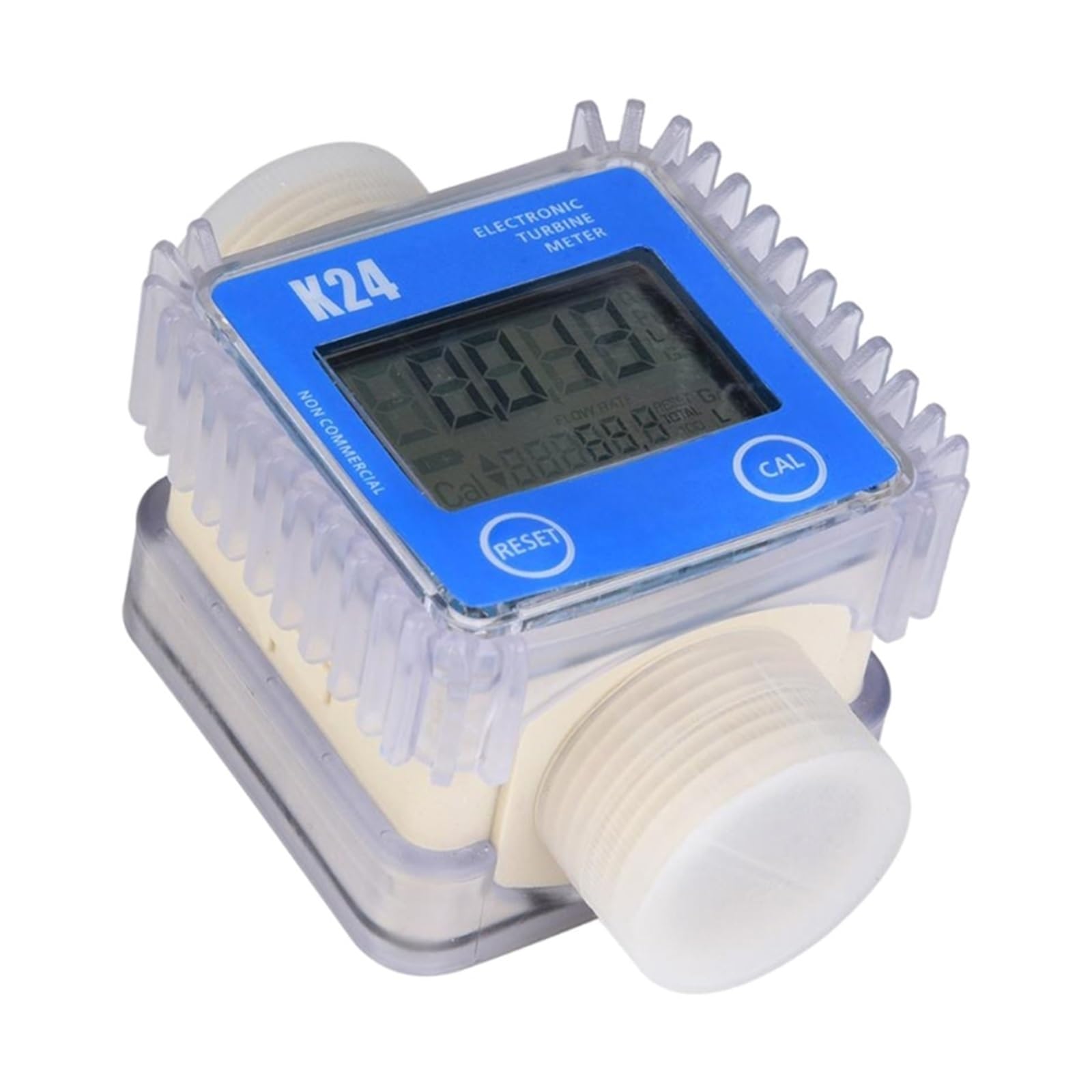 MKHJKIOII Digital K24 Die-sel Fuel Flow Meter For Measuring Tools Chemicals Water Sea Liquid