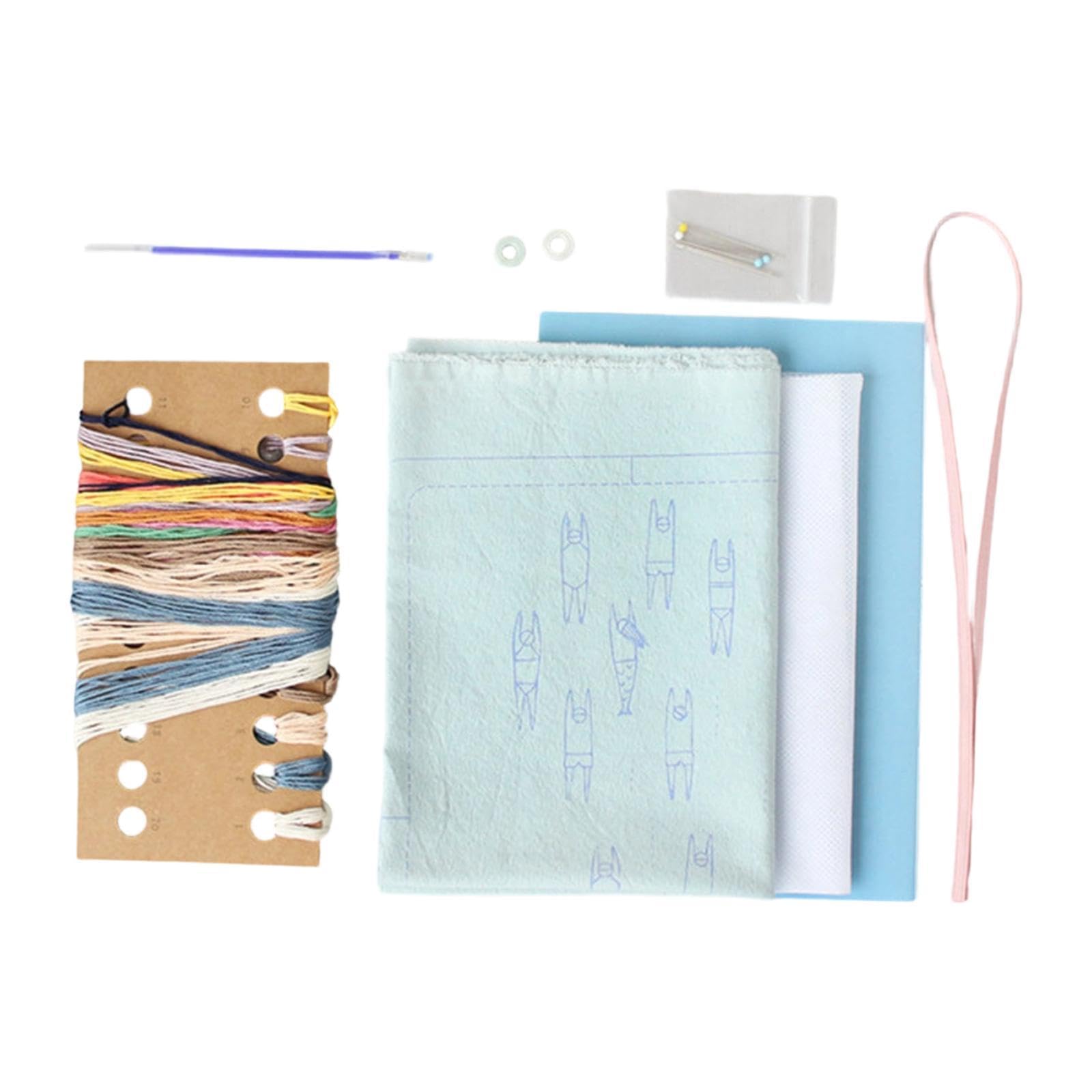 Amazon | Freneci DIY刺繍ブックカバー ノートスリーブ A6サイズ